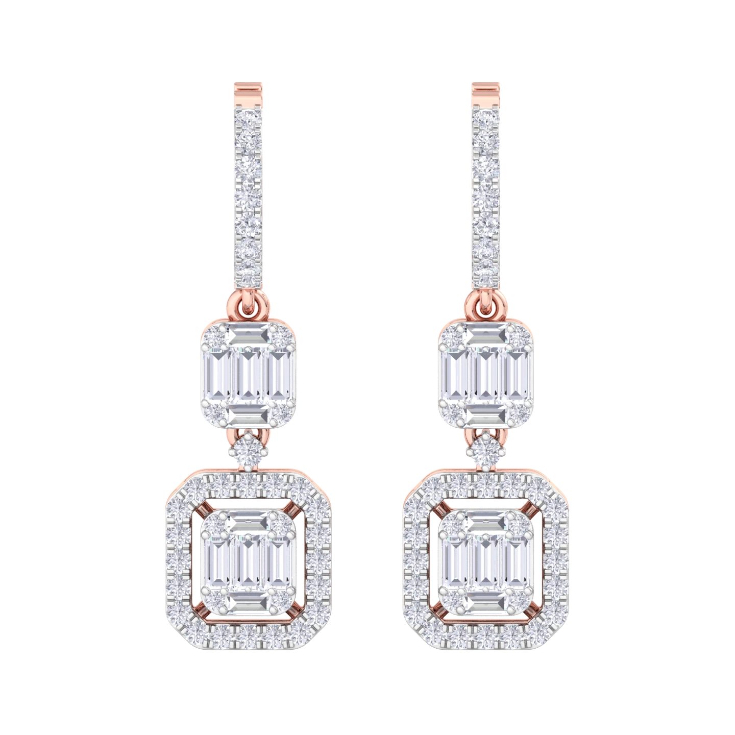 NATURAL DIAMOND JEWELLERY EARRING
