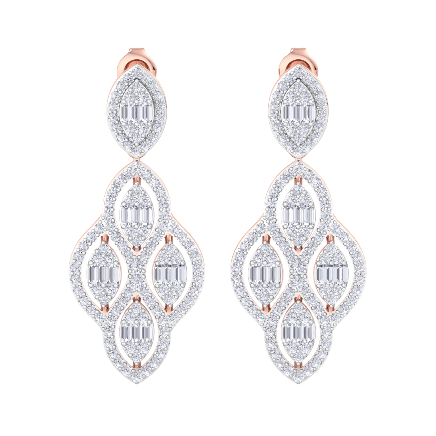 NATURAL DIAMOND JEWELLERY EARRING