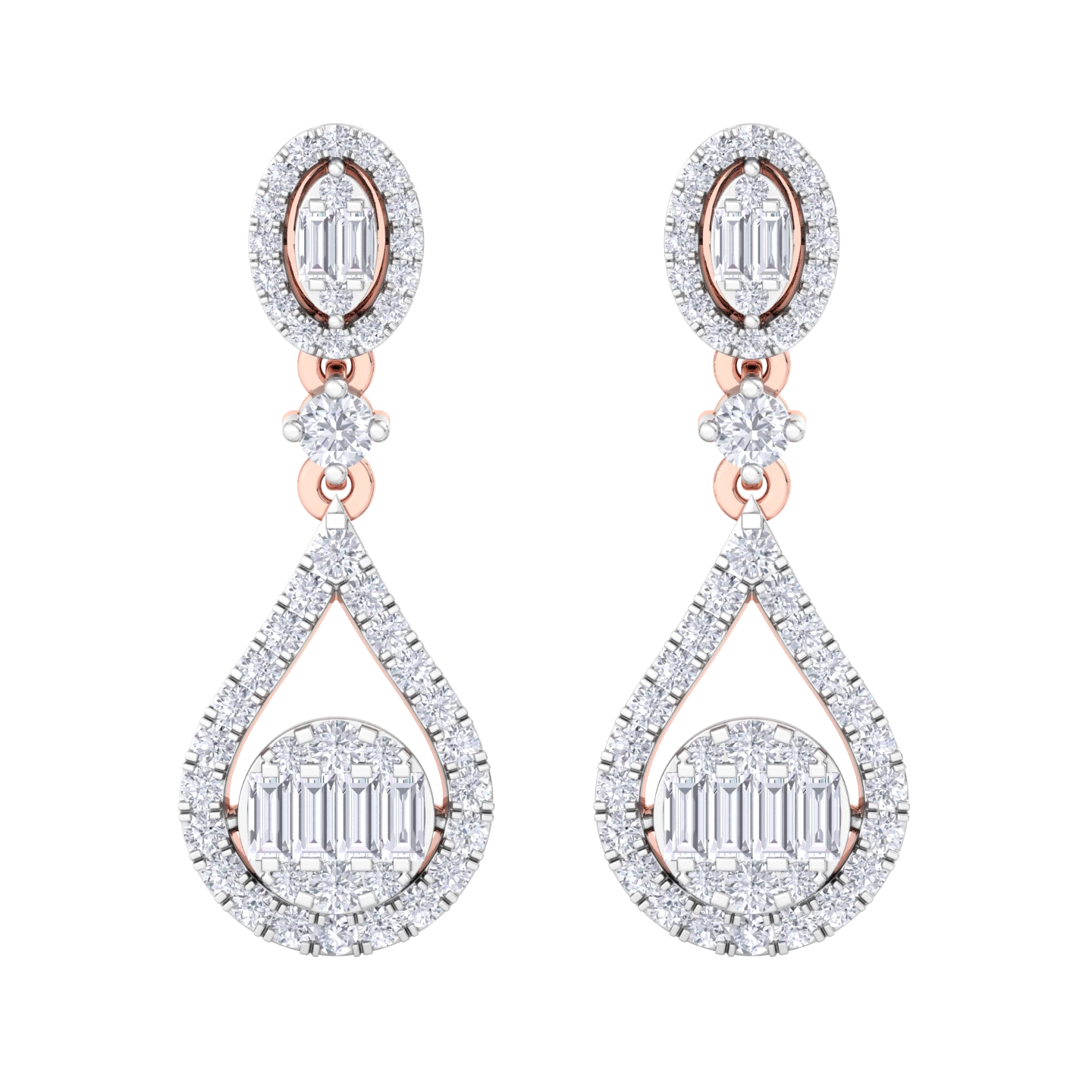 NATURAL DIAMOND JEWELLERY EARRING