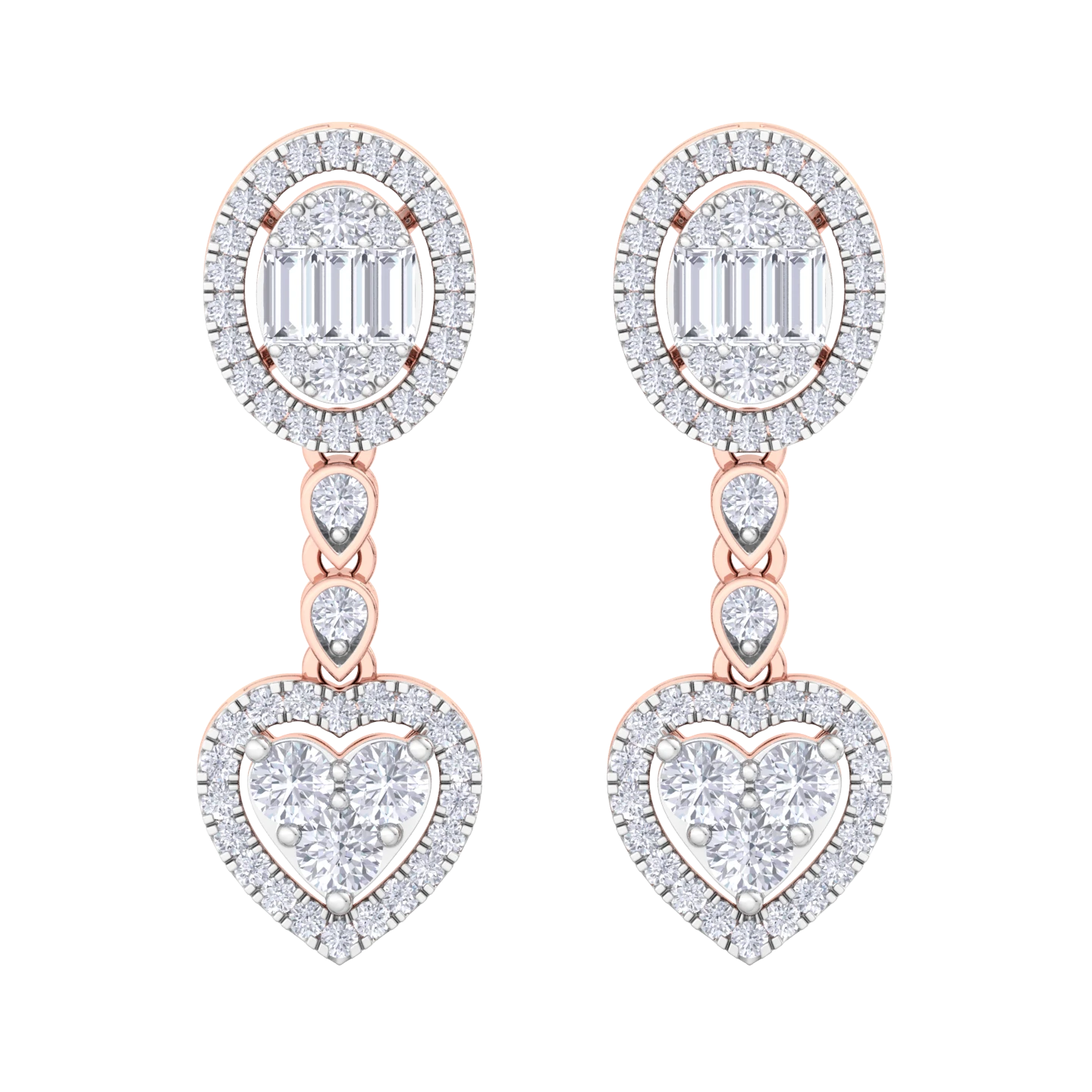 NATURAL DIAMOND JEWELLERY EARRING