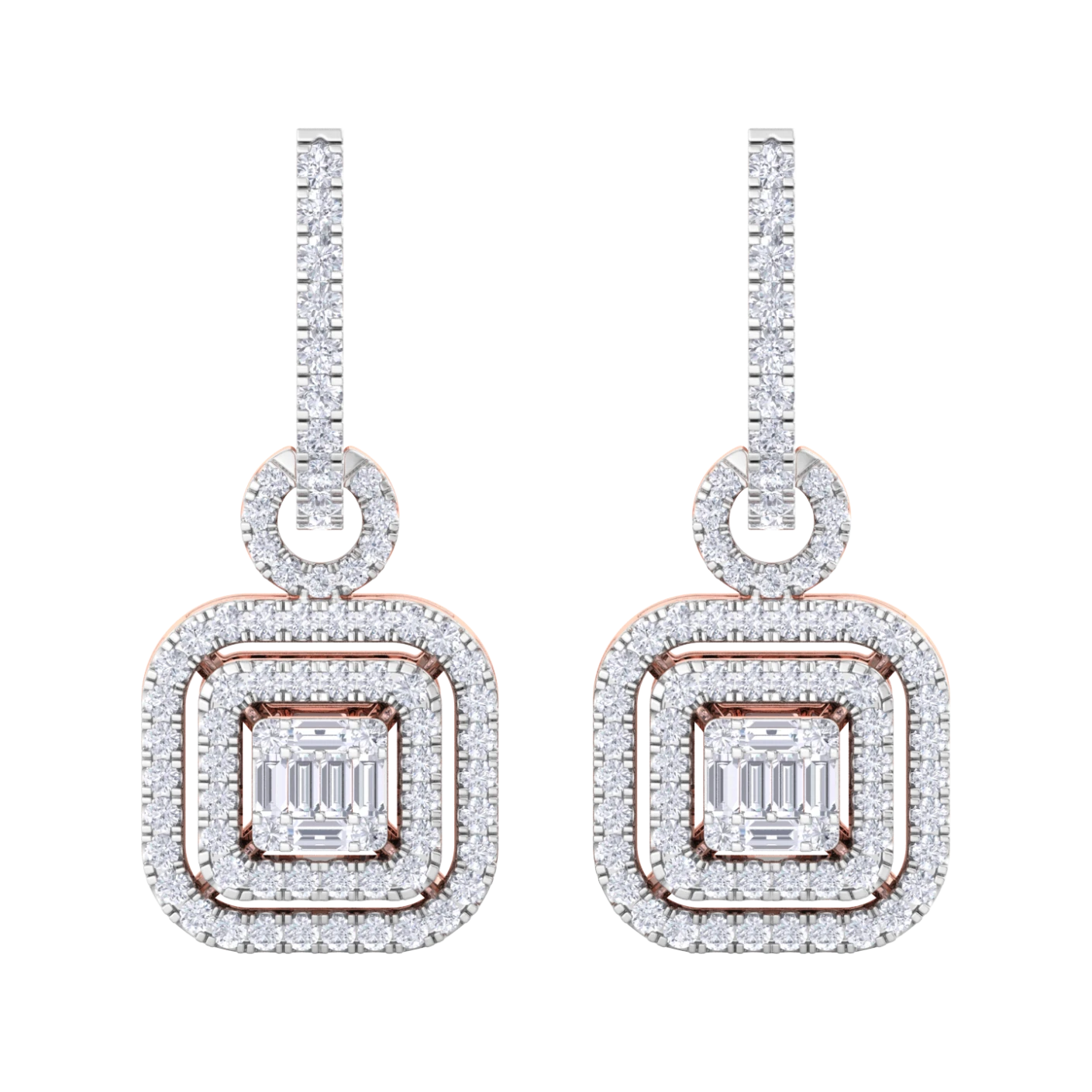 NATURAL DIAMOND JEWELLERY EARRING