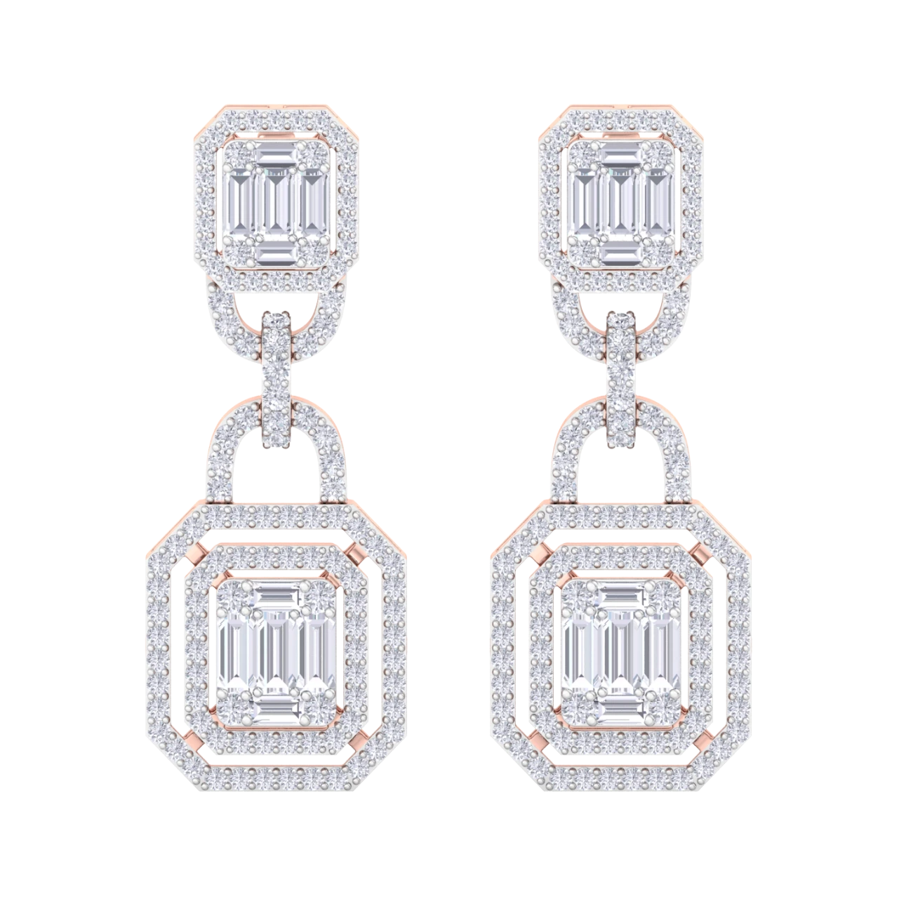 NATURAL DIAMOND JEWELLERY EARRING