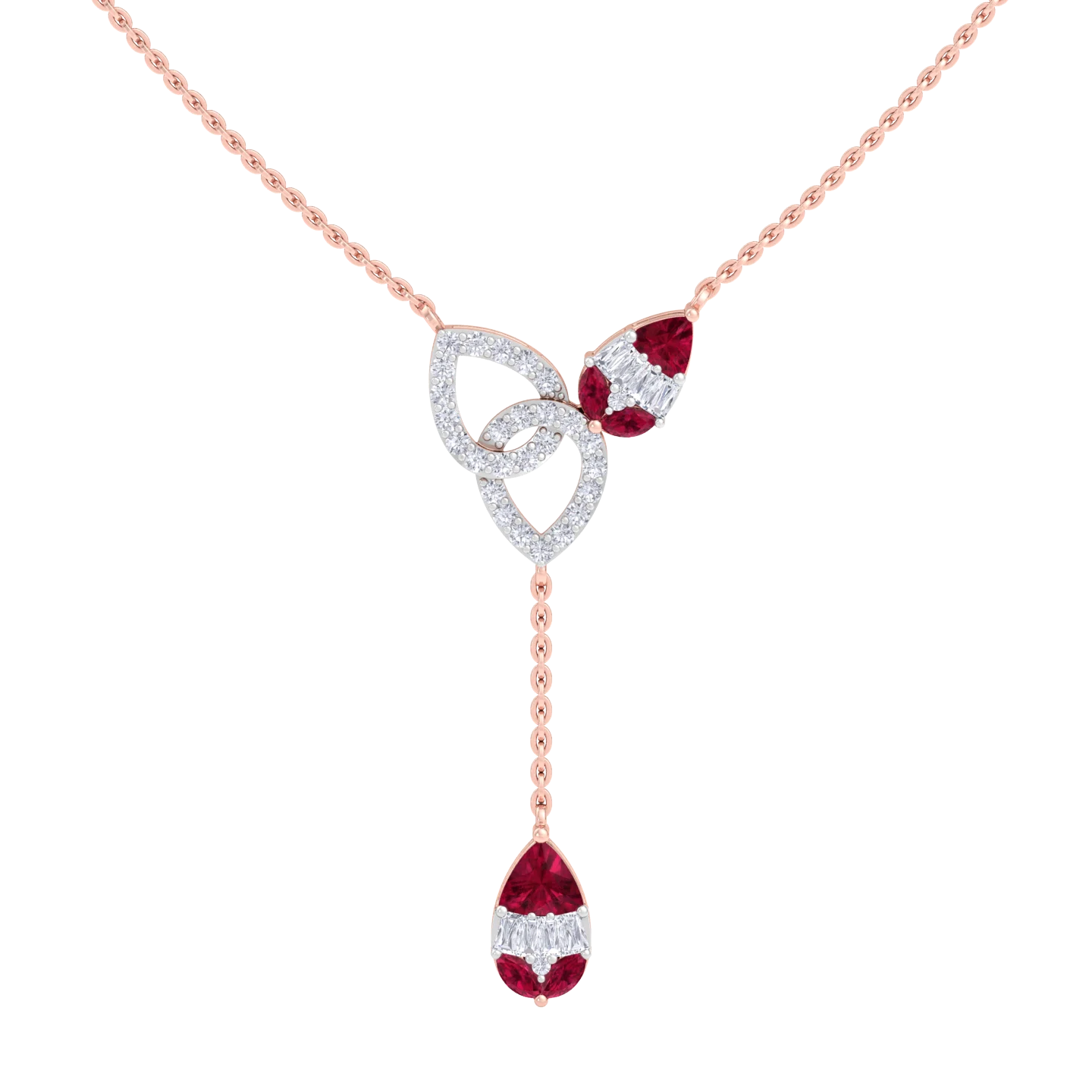 NATURAL DIAMOND JEWELLERY PENDANT SET