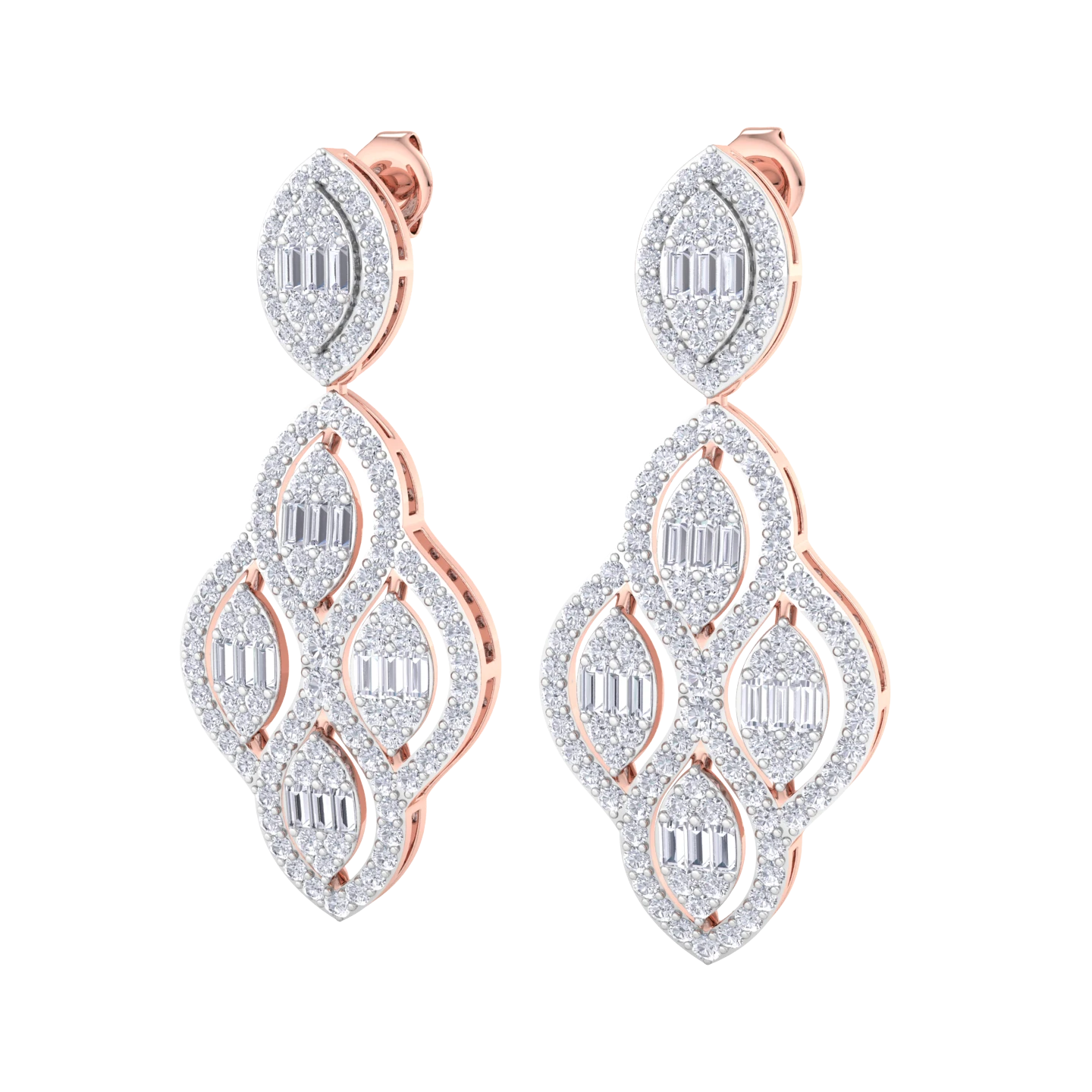 NATURAL DIAMOND JEWELLERY EARRING