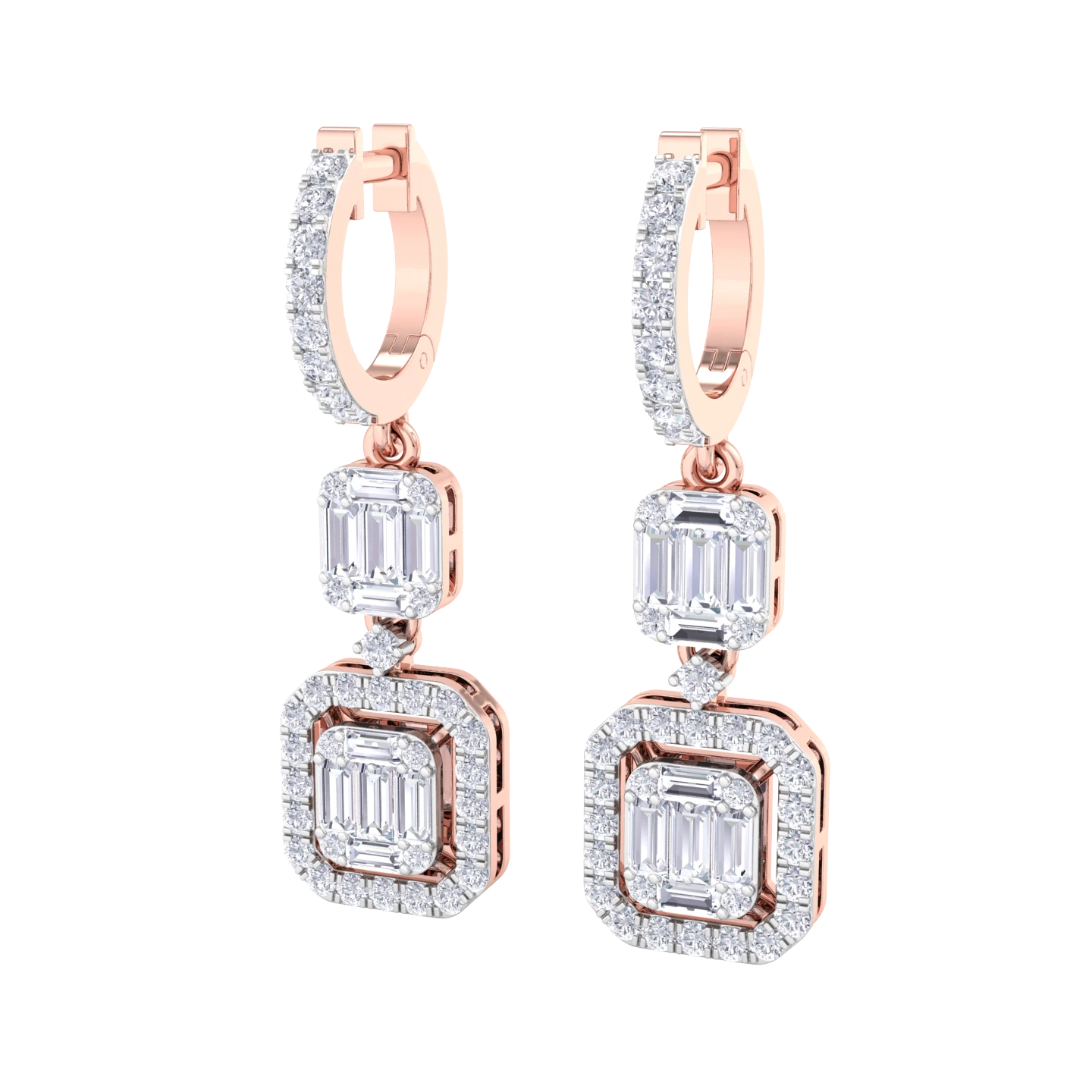 NATURAL DIAMOND JEWELLERY EARRING