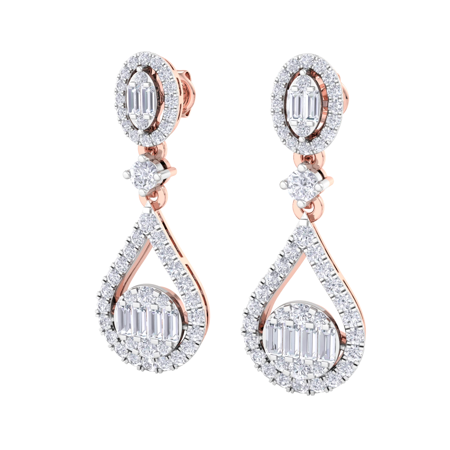 NATURAL DIAMOND JEWELLERY EARRING