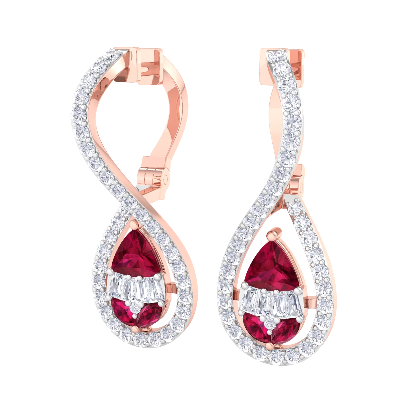 NATURAL DIAMOND JEWELLERY EARRING