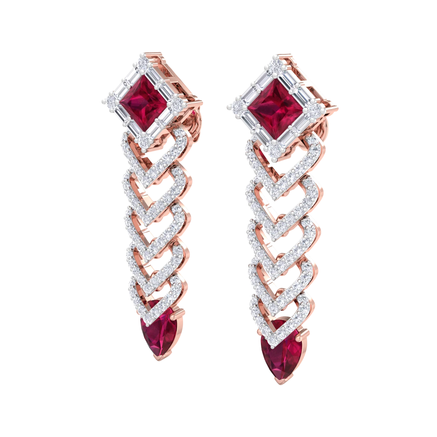 NATURAL DIAMOND JEWELLERY EARRING