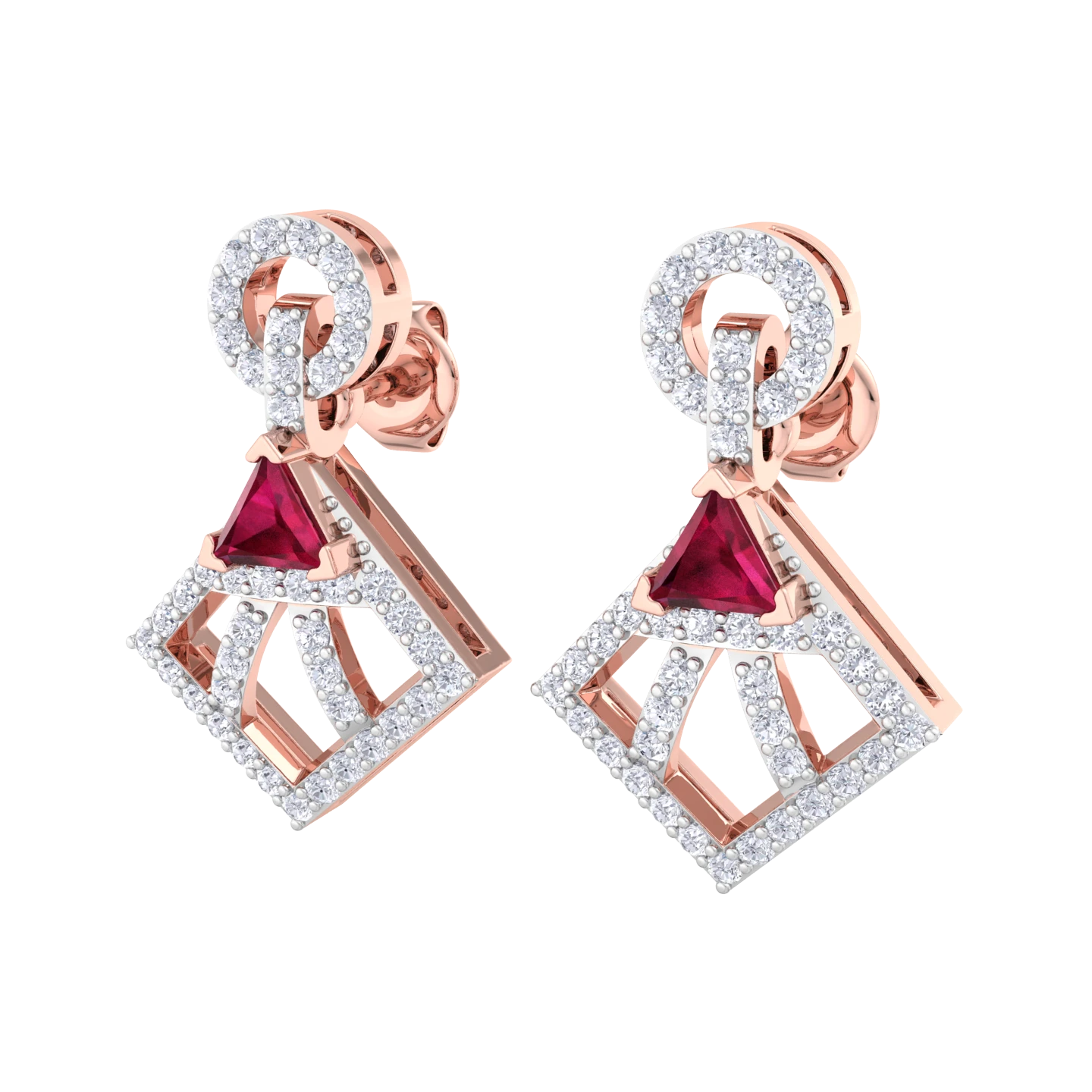 NATURAL DIAMOND JEWELLERY EARRING