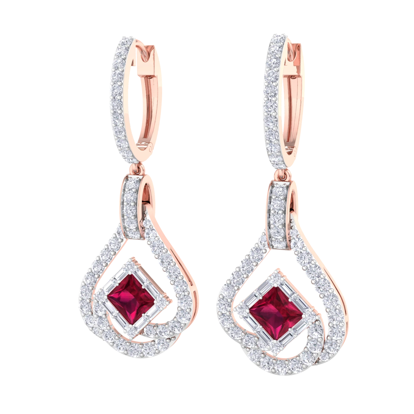 NATURAL DIAMOND JEWELLERY EARRING
