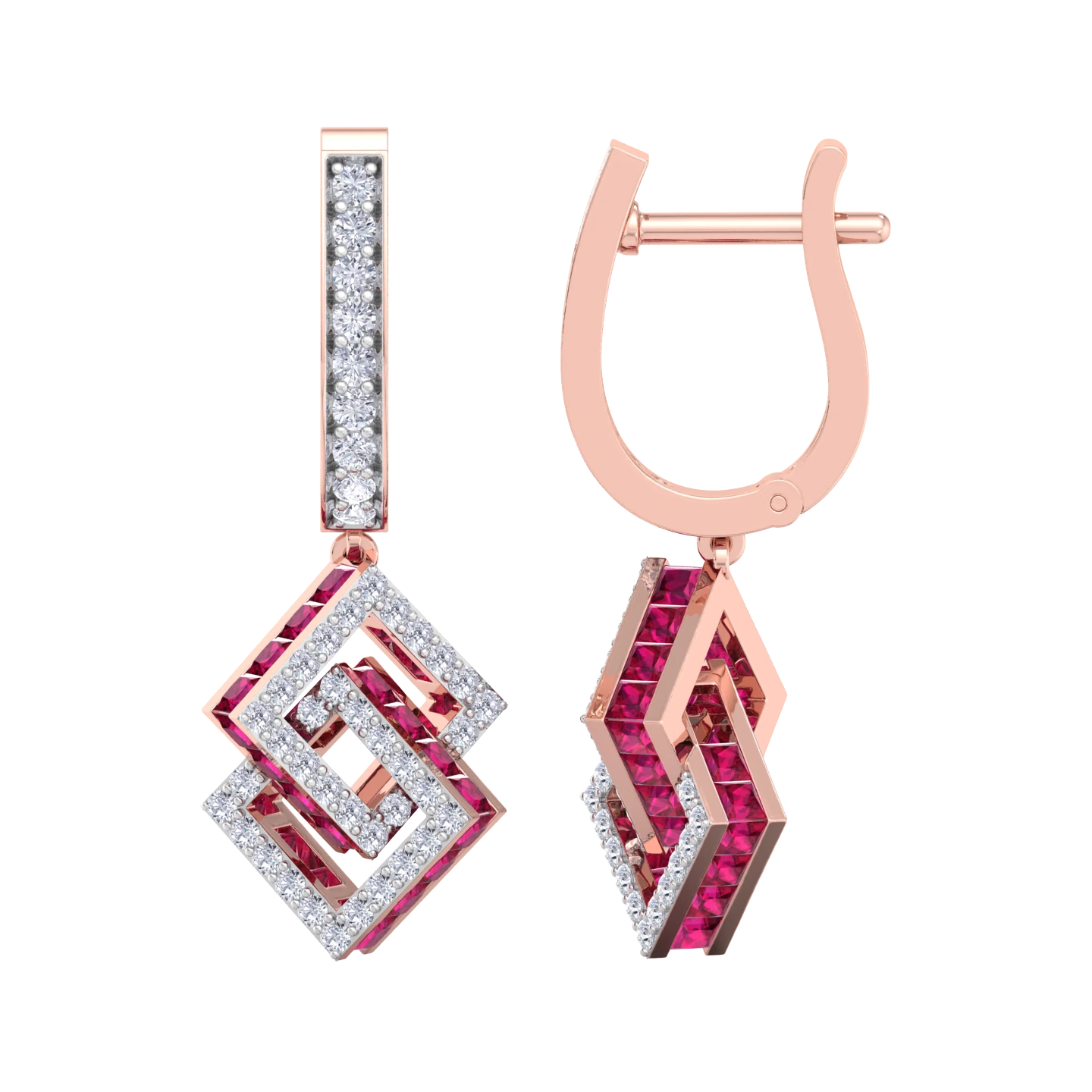 NATURAL DIAMOND JEWELLERY EARRING