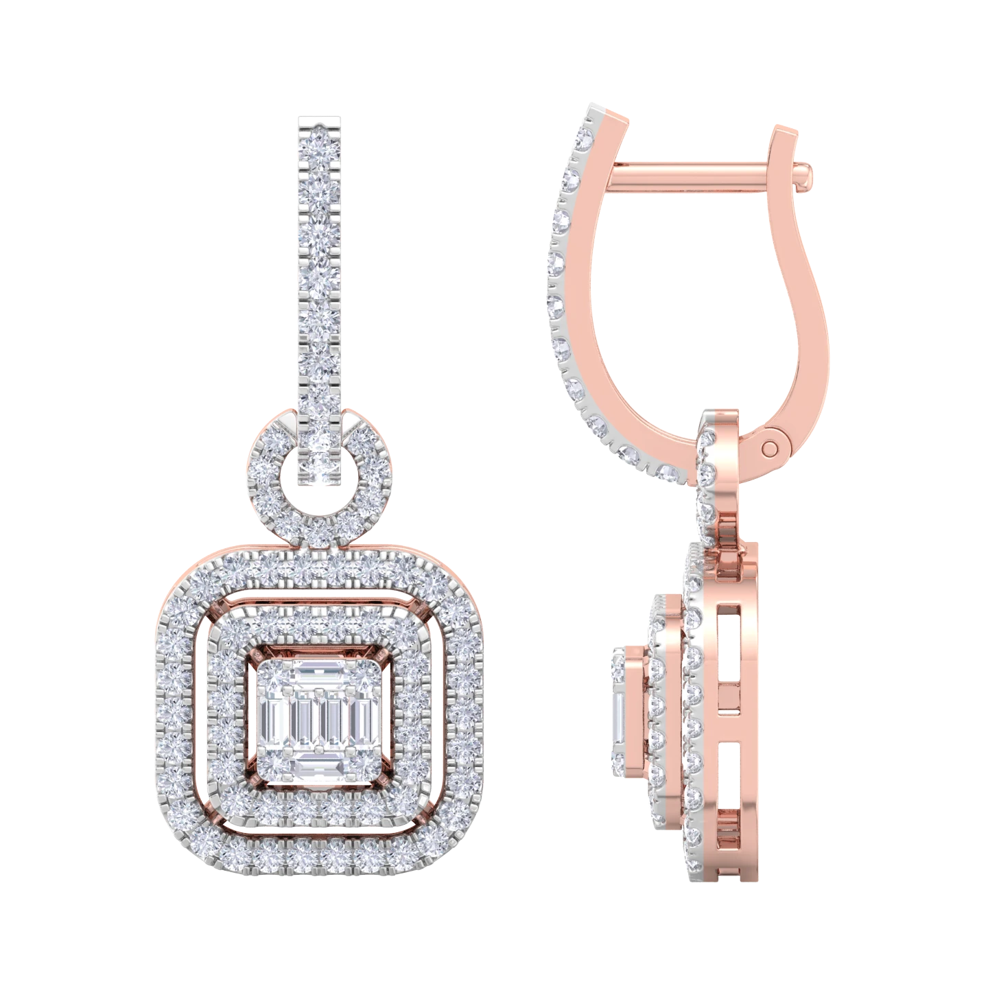 NATURAL DIAMOND JEWELLERY EARRING