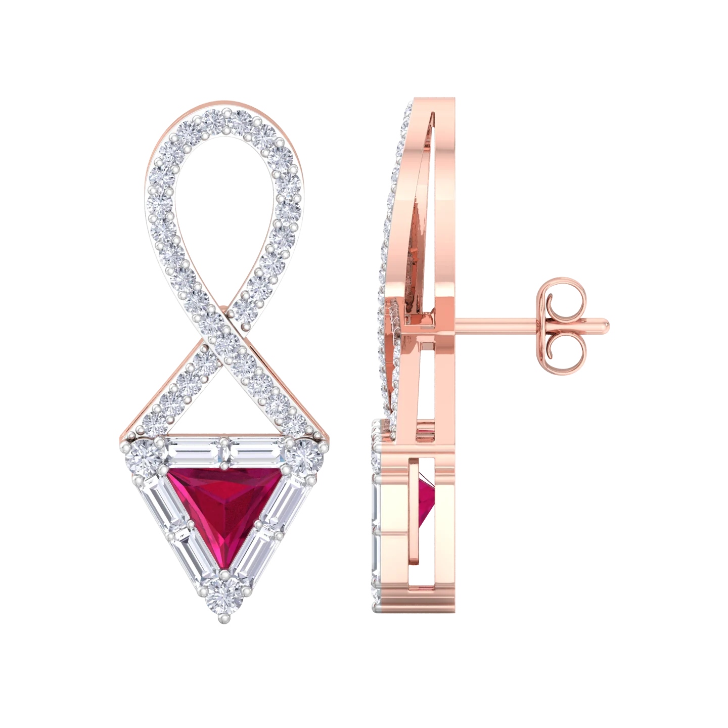 NATURAL DIAMOND JEWELLERY EARRING