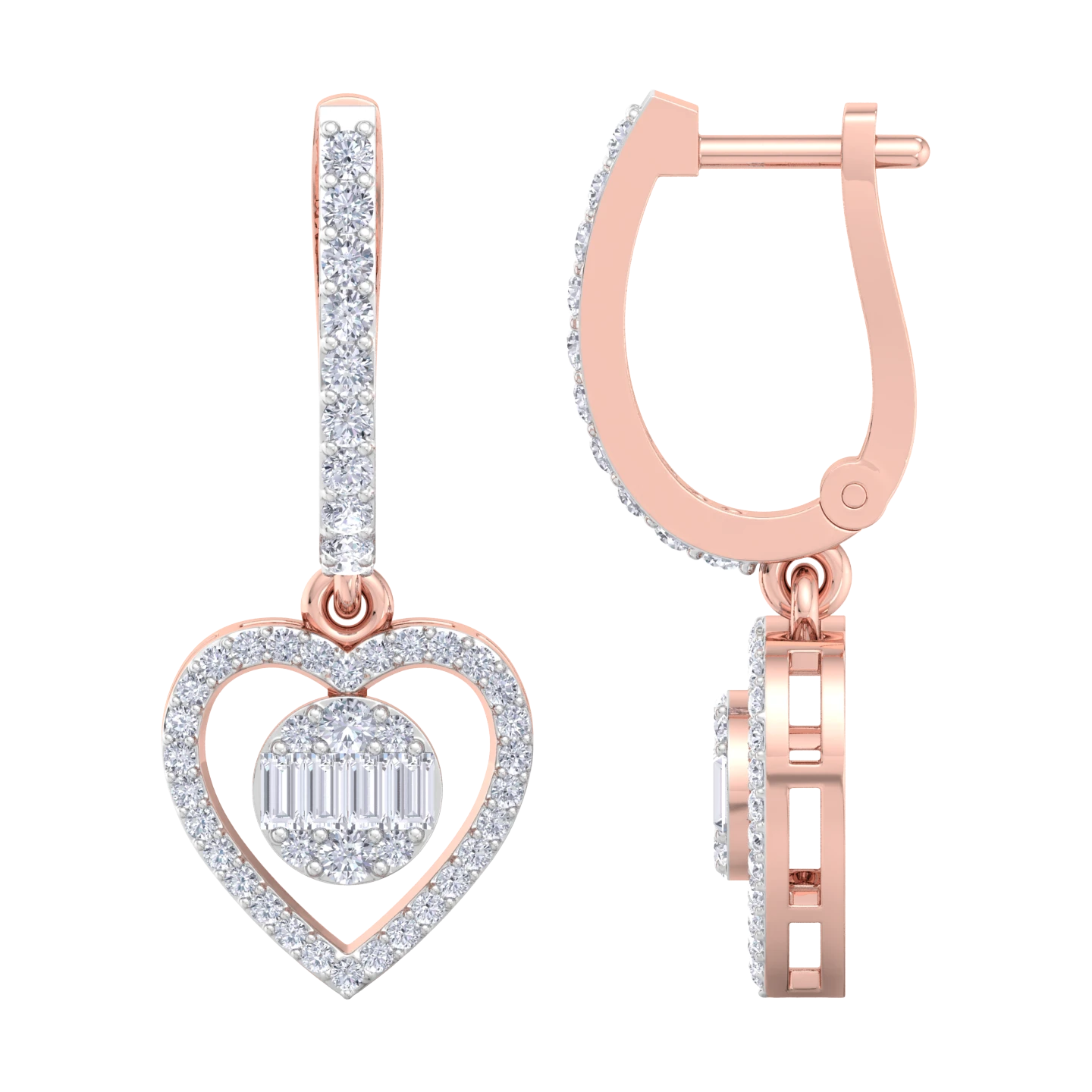 NATURAL DIAMOND JEWELLERY EARRING