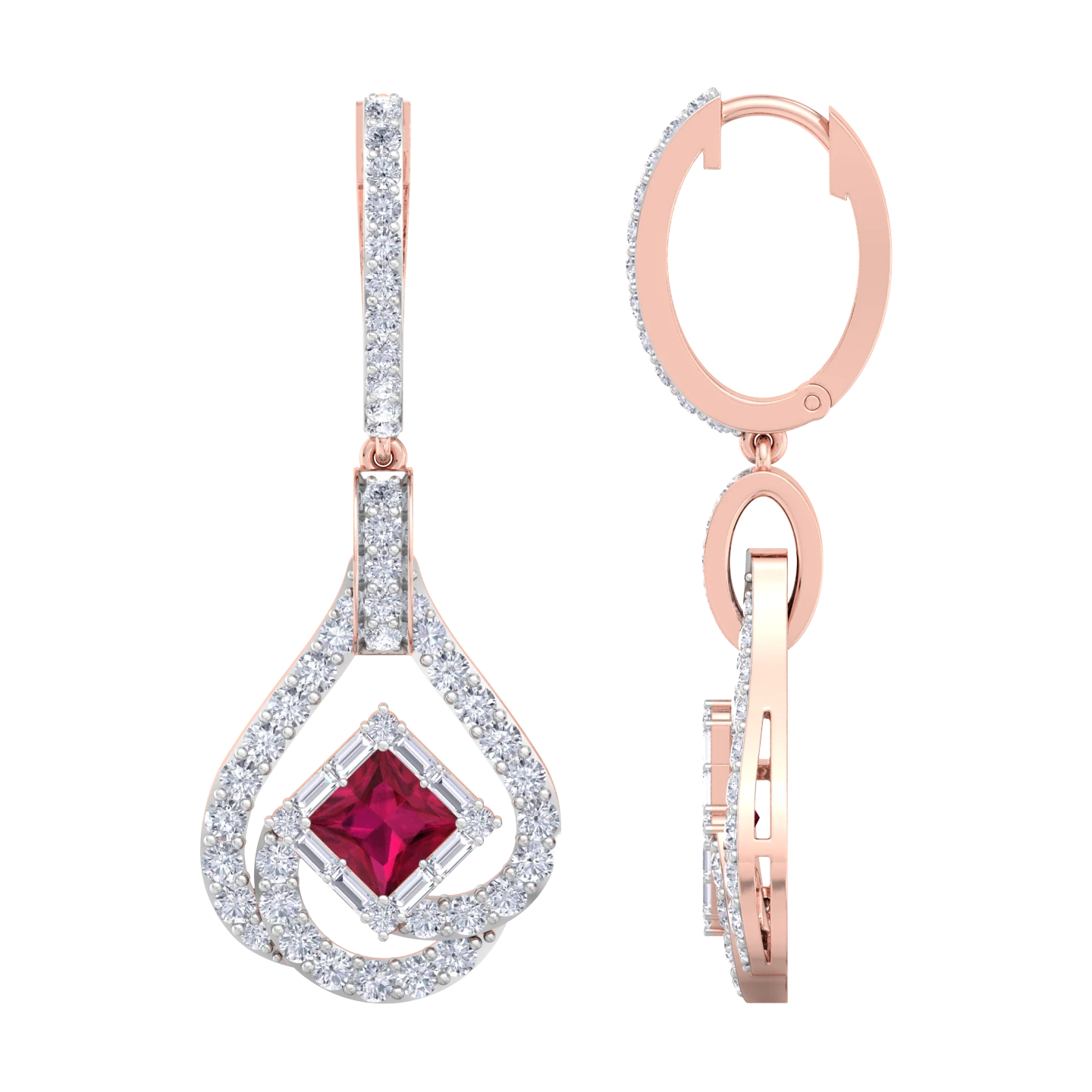 NATURAL DIAMOND JEWELLERY EARRING