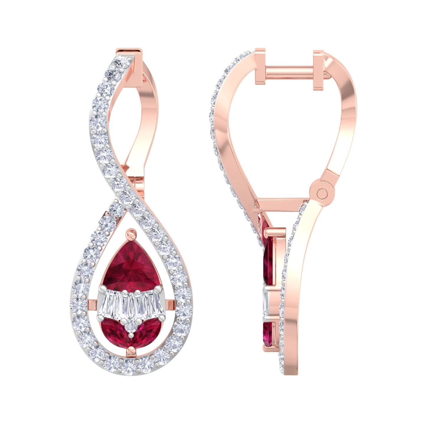 NATURAL DIAMOND JEWELLERY EARRING