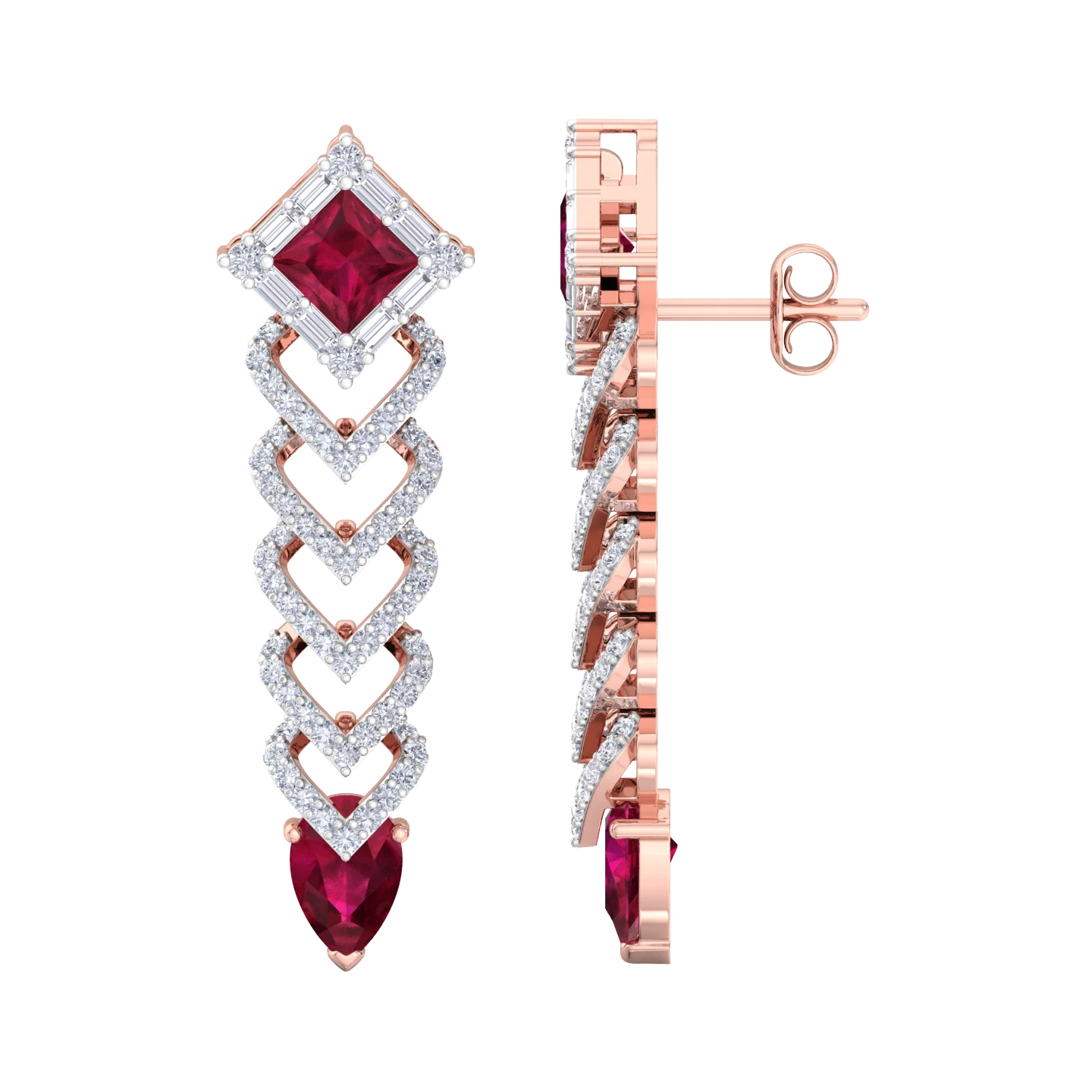 NATURAL DIAMOND JEWELLERY EARRING