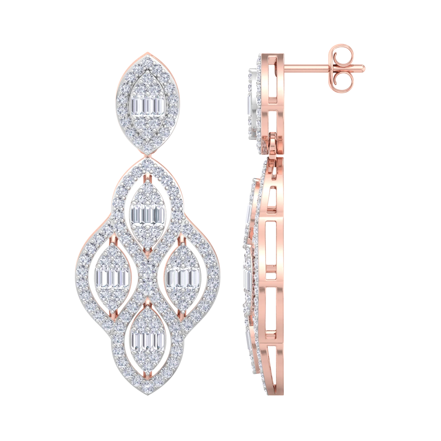 NATURAL DIAMOND JEWELLERY EARRING