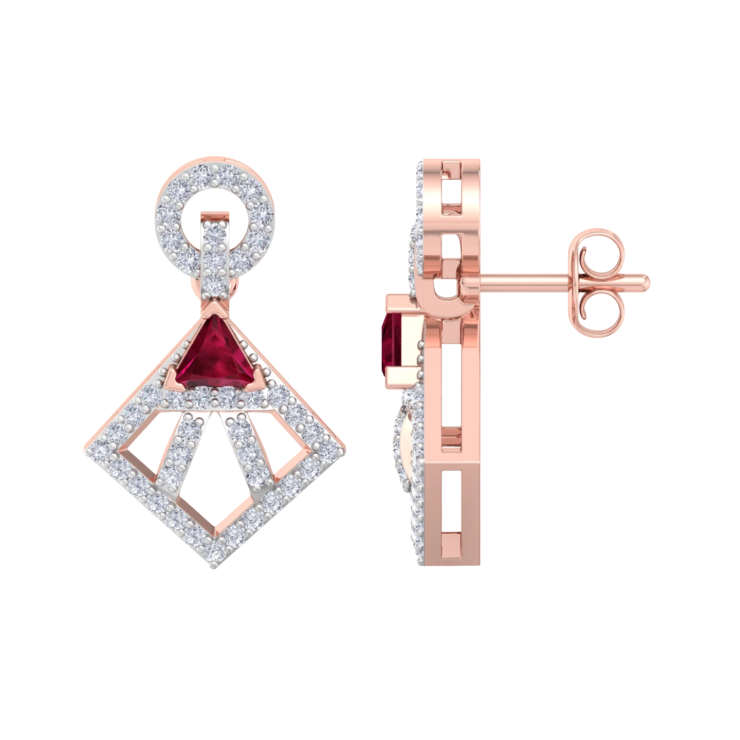 NATURAL DIAMOND JEWELLERY EARRING