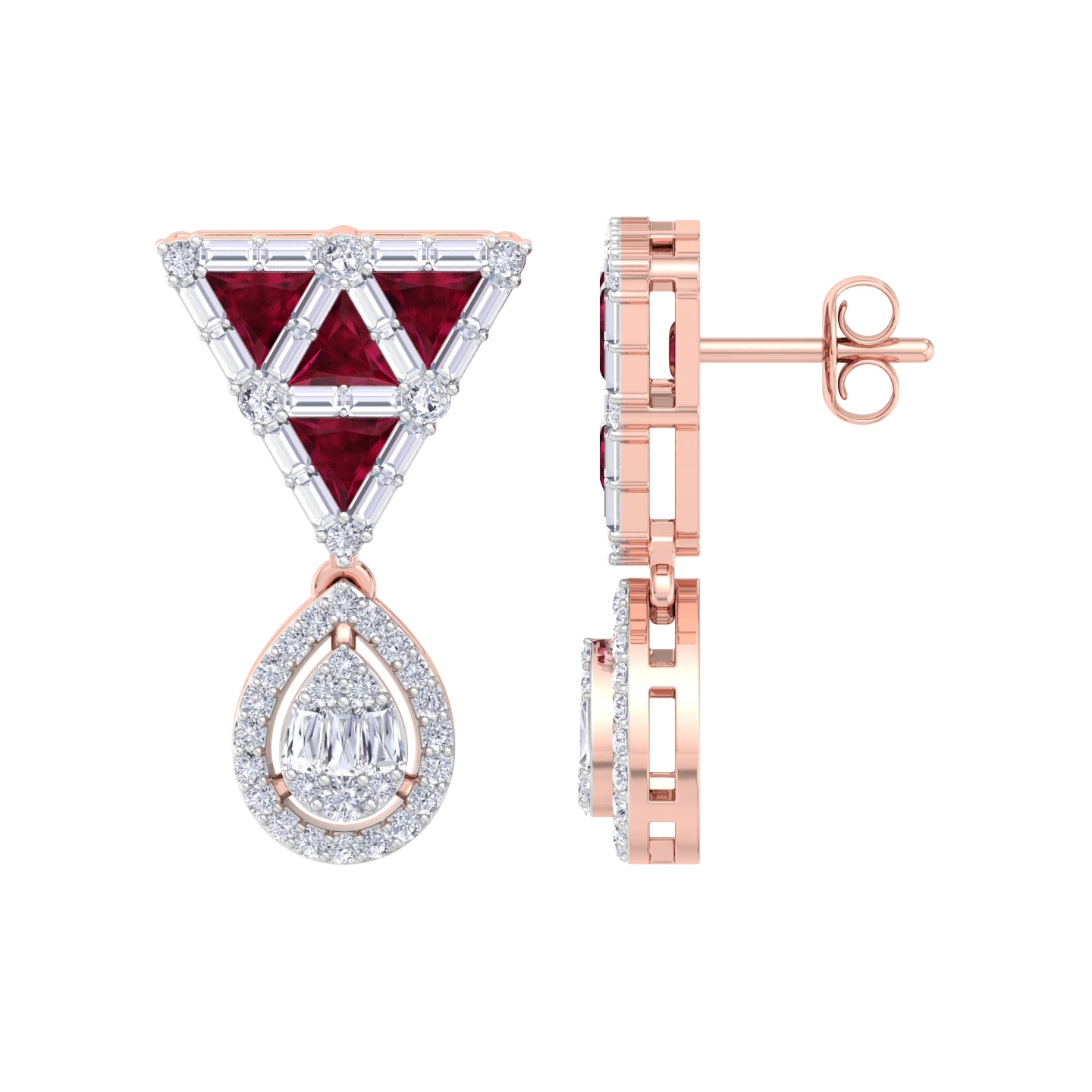 NATURAL DIAMOND JEWELLERY EARRING