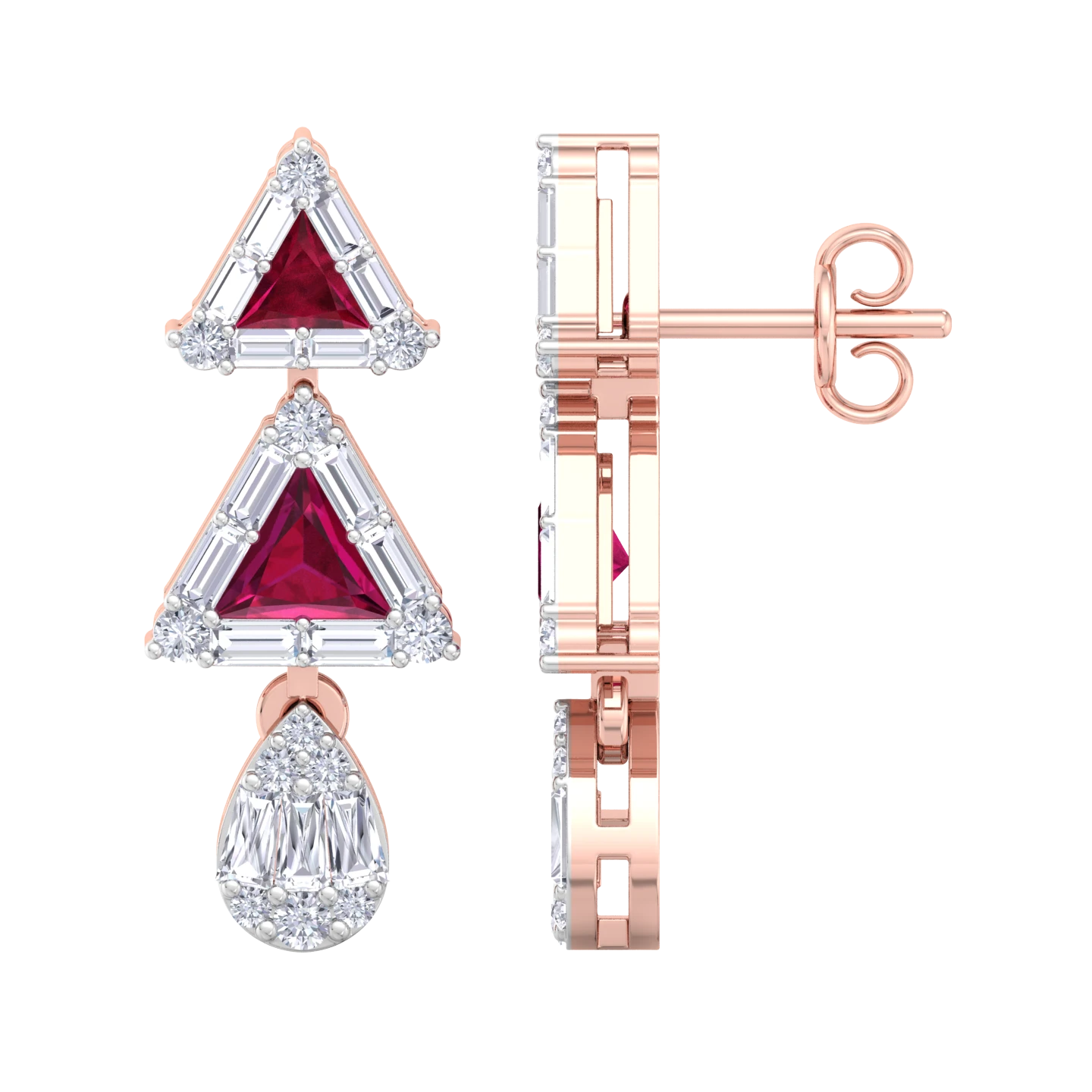 NATURAL DIAMOND JEWELLERY EARRING