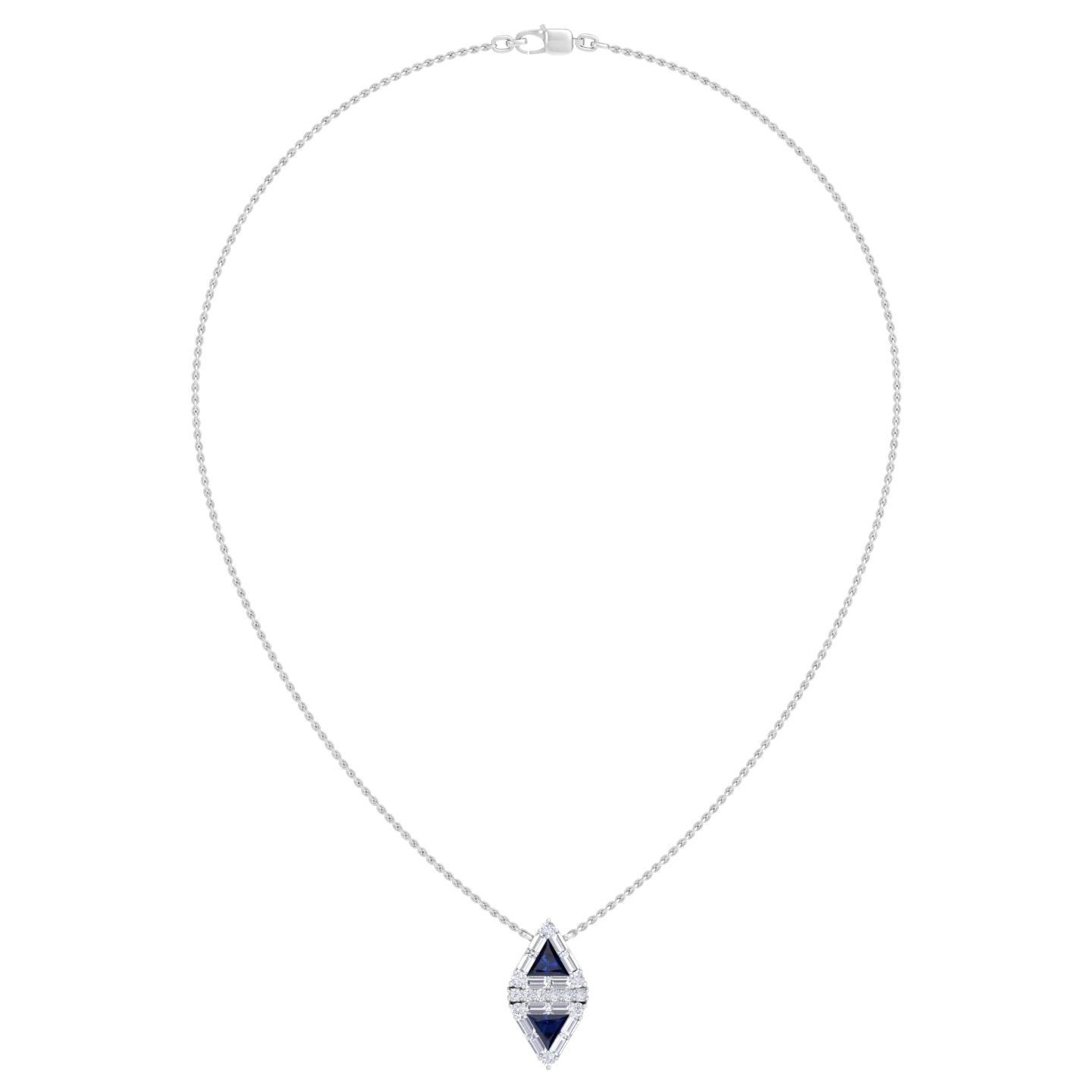 NATURAL DIAMOND JEWELLERY PENDANT SET