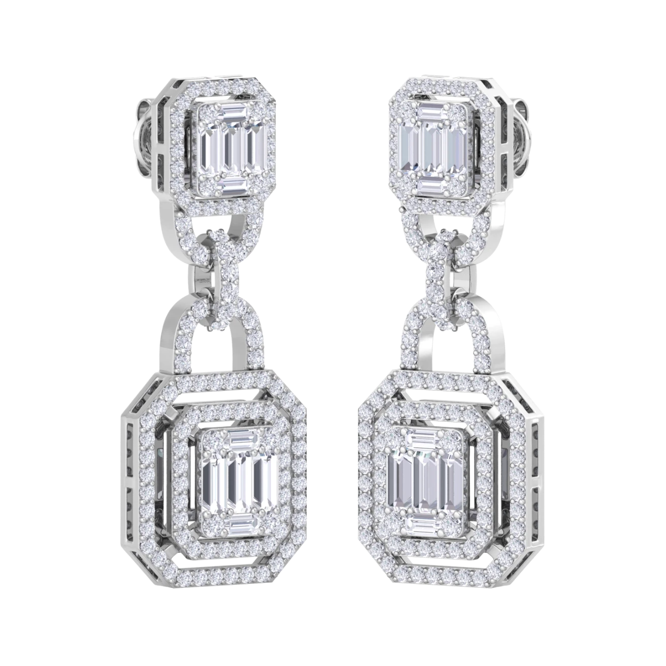 NATURAL DIAMOND JEWELLERY EARRING