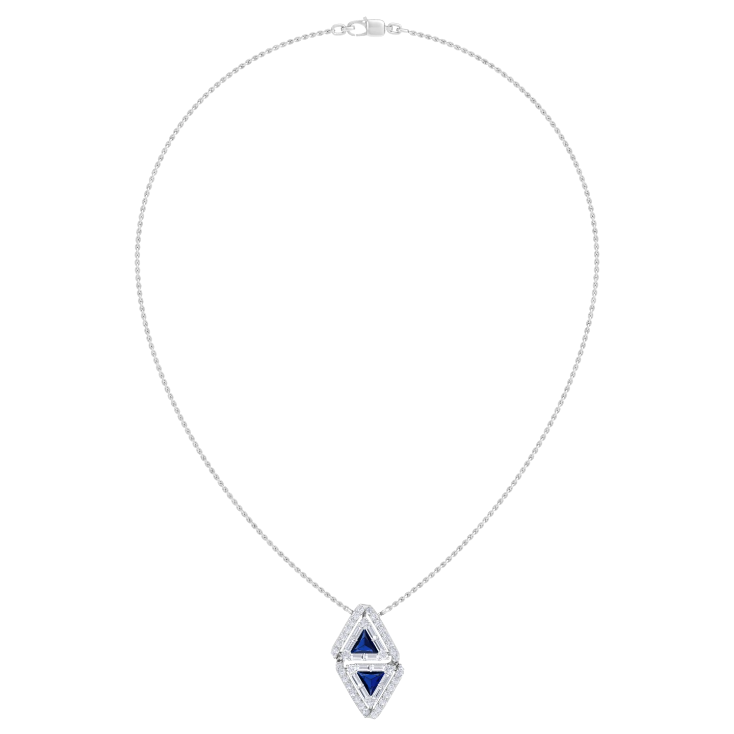 NATURAL DIAMOND JEWELLERY PENDANT SET