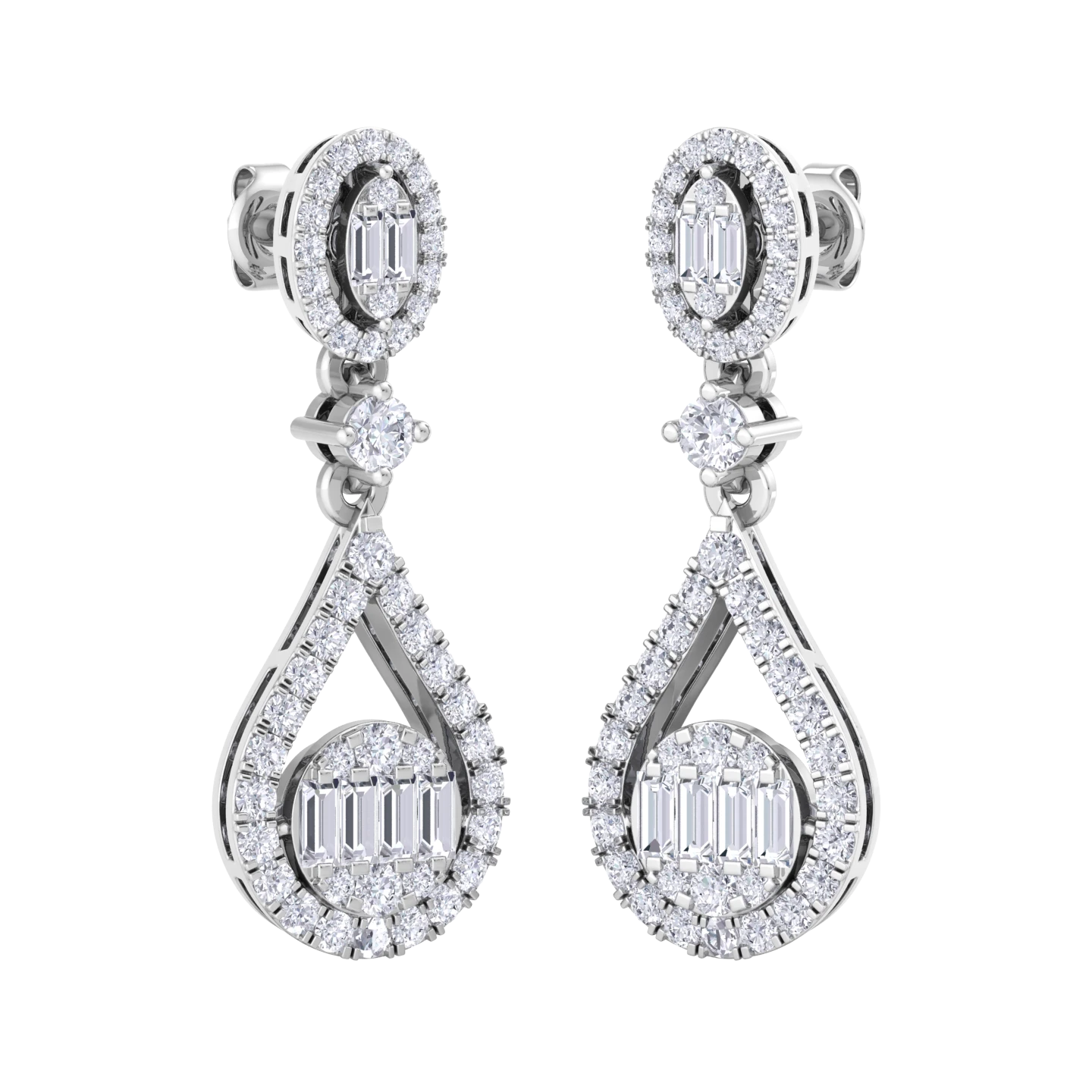 NATURAL DIAMOND JEWELLERY EARRING