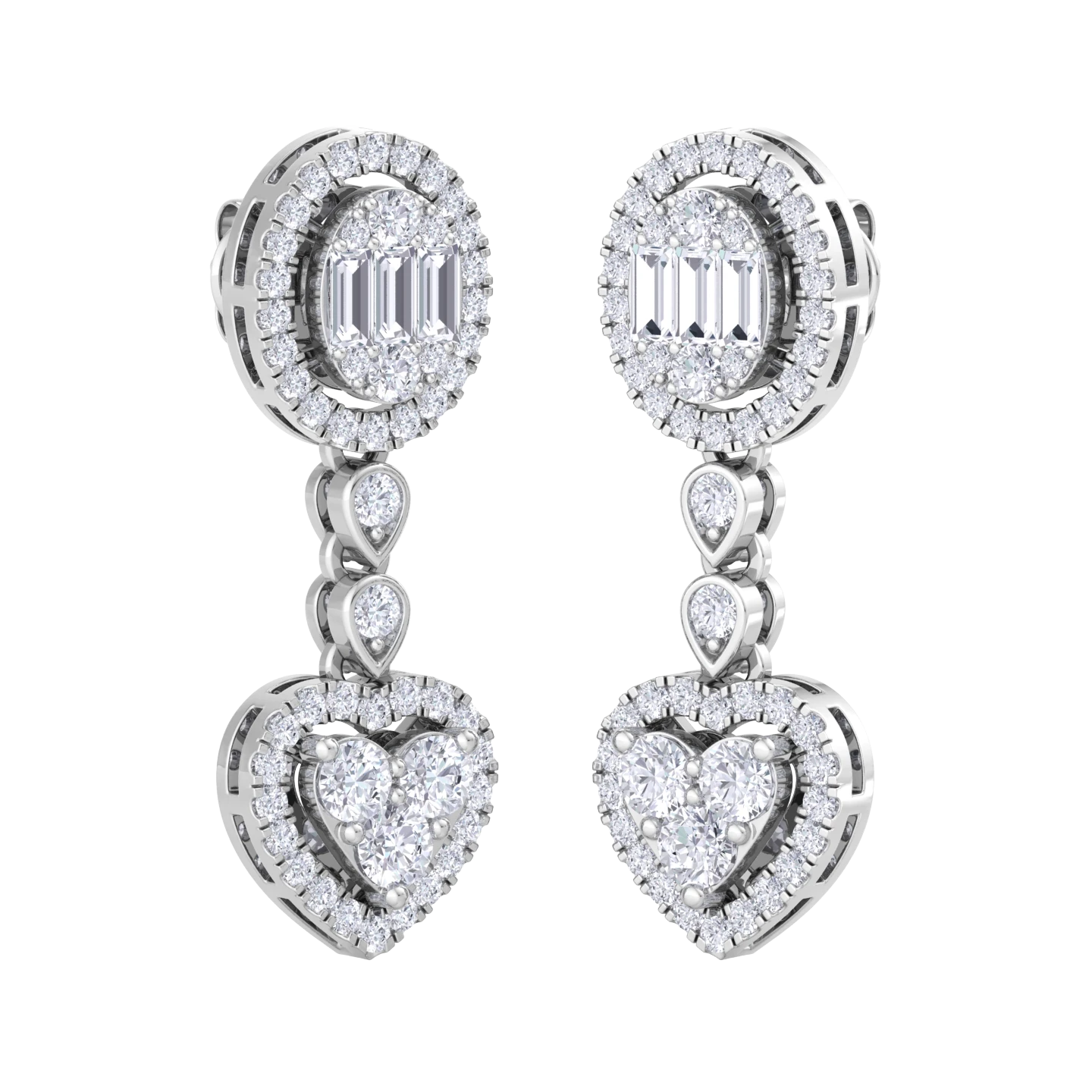 NATURAL DIAMOND JEWELLERY EARRING