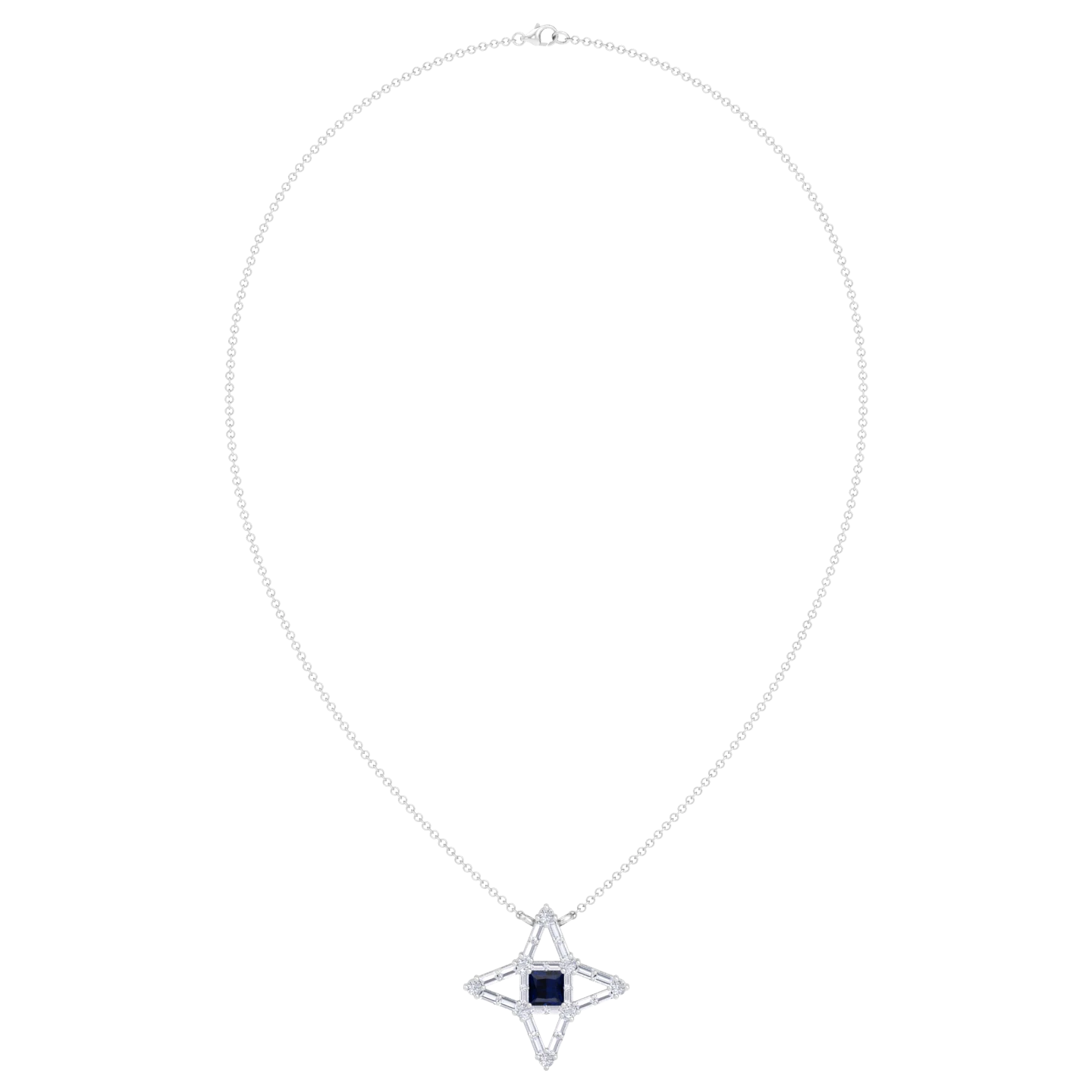 NATURAL DIAMOND JEWELLERY PENDANT SET