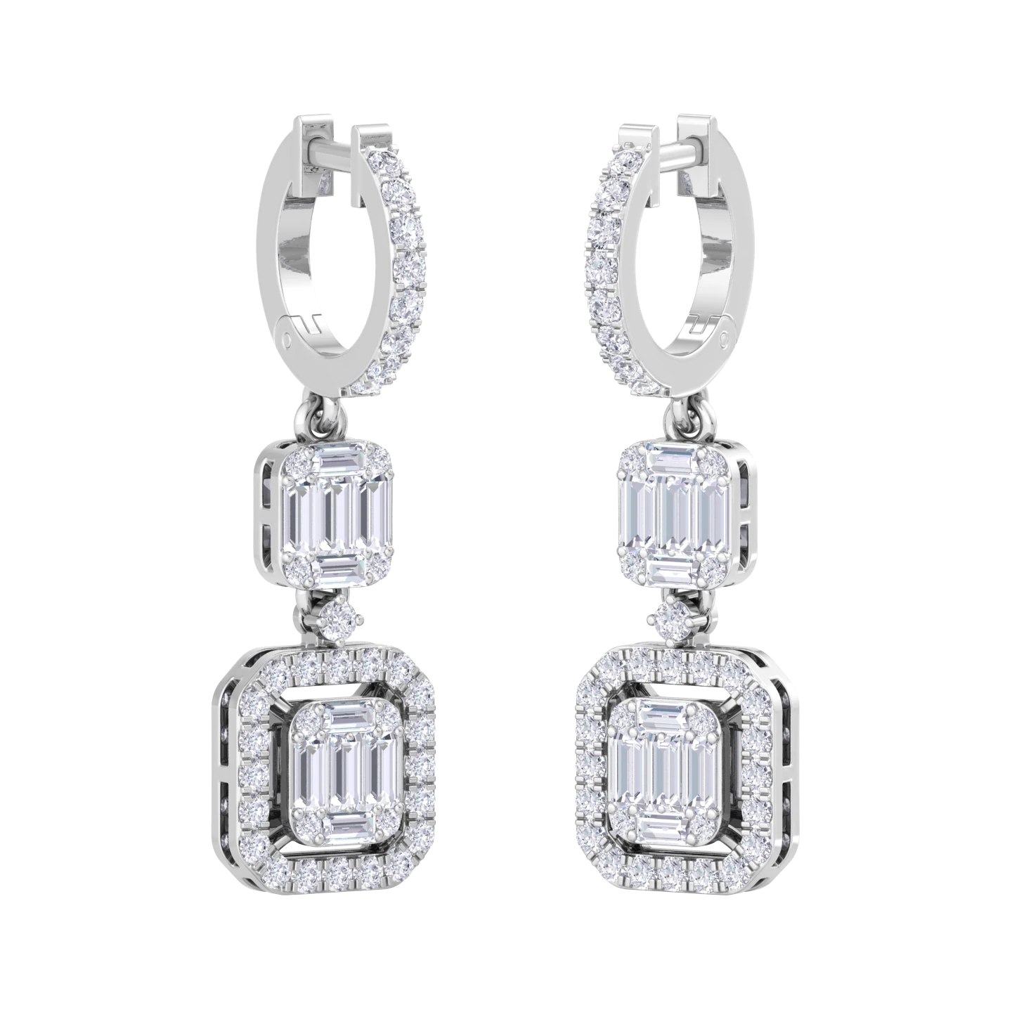 NATURAL DIAMOND JEWELLERY EARRING