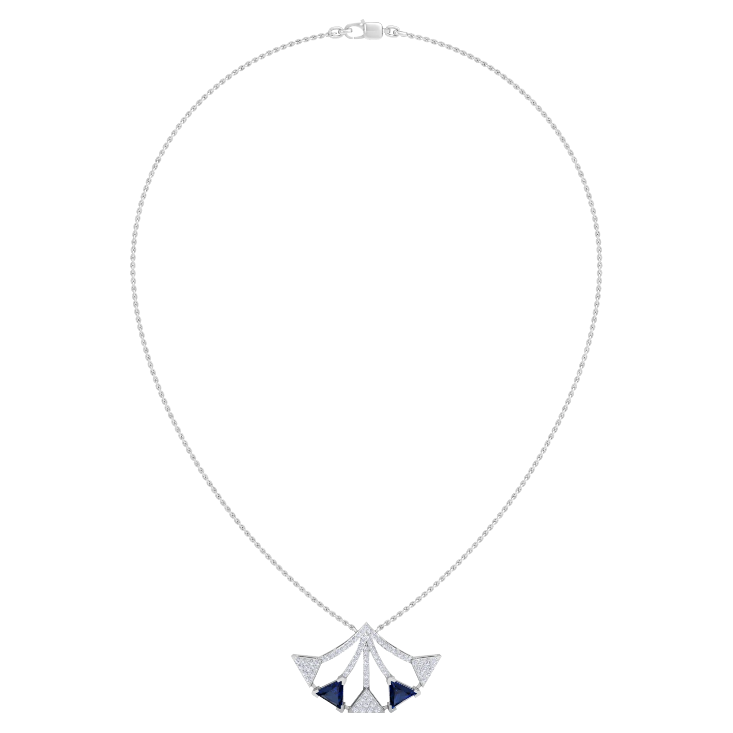 NATURAL DIAMOND JEWELLERY PENDANT SET