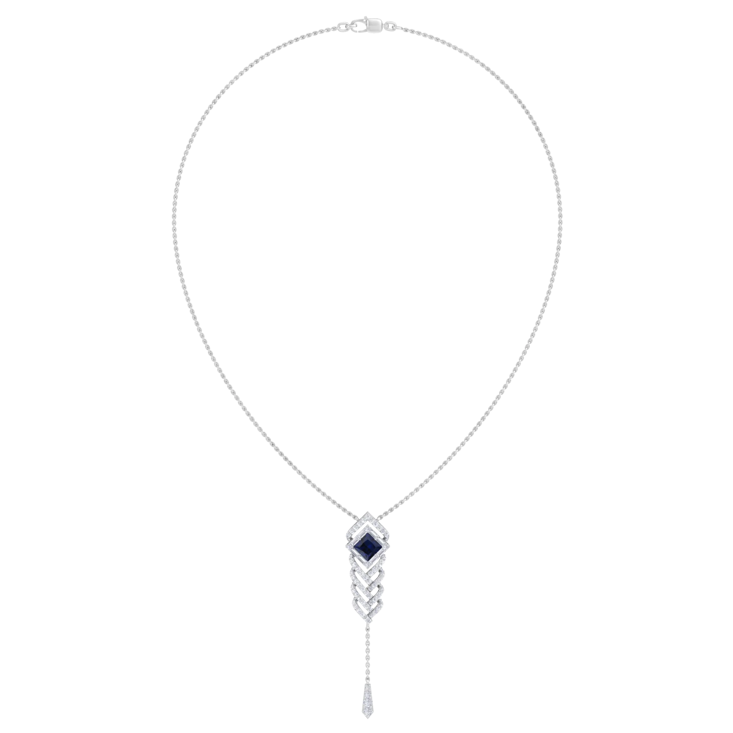 NATURAL DIAMOND JEWELLERY PENDANT SET