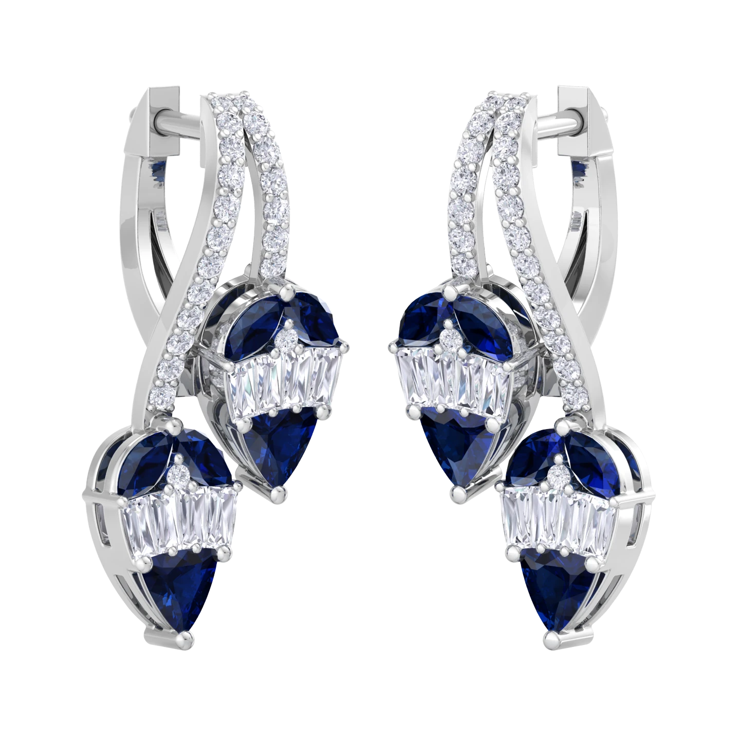 NATURAL DIAMOND JEWELLERY EARRING