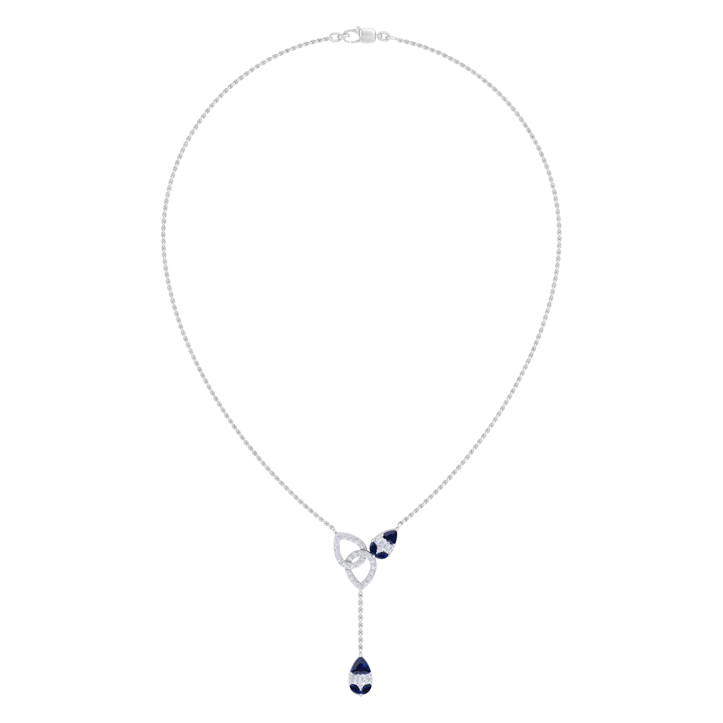 NATURAL DIAMOND JEWELLERY PENDANT SET