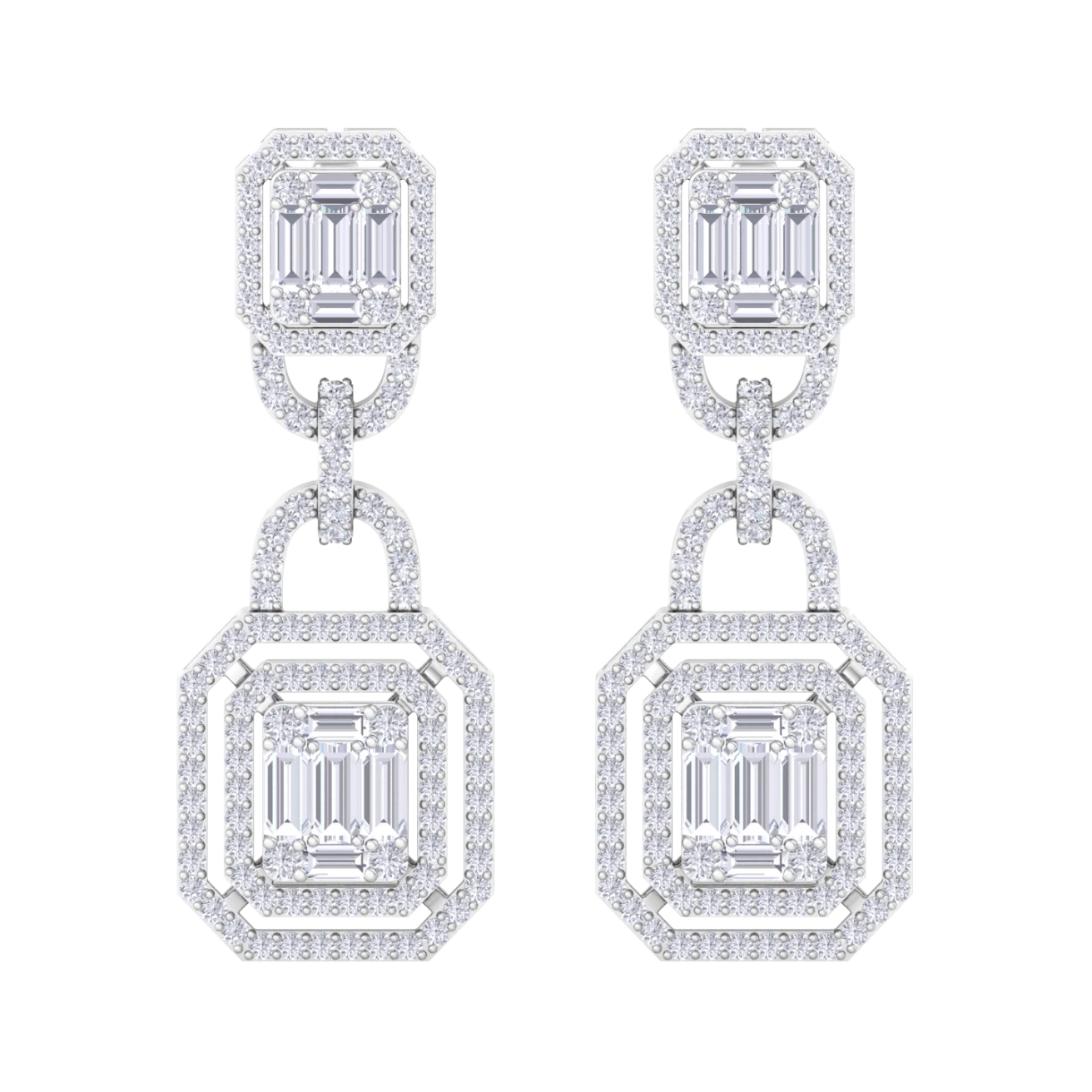 NATURAL DIAMOND JEWELLERY EARRING