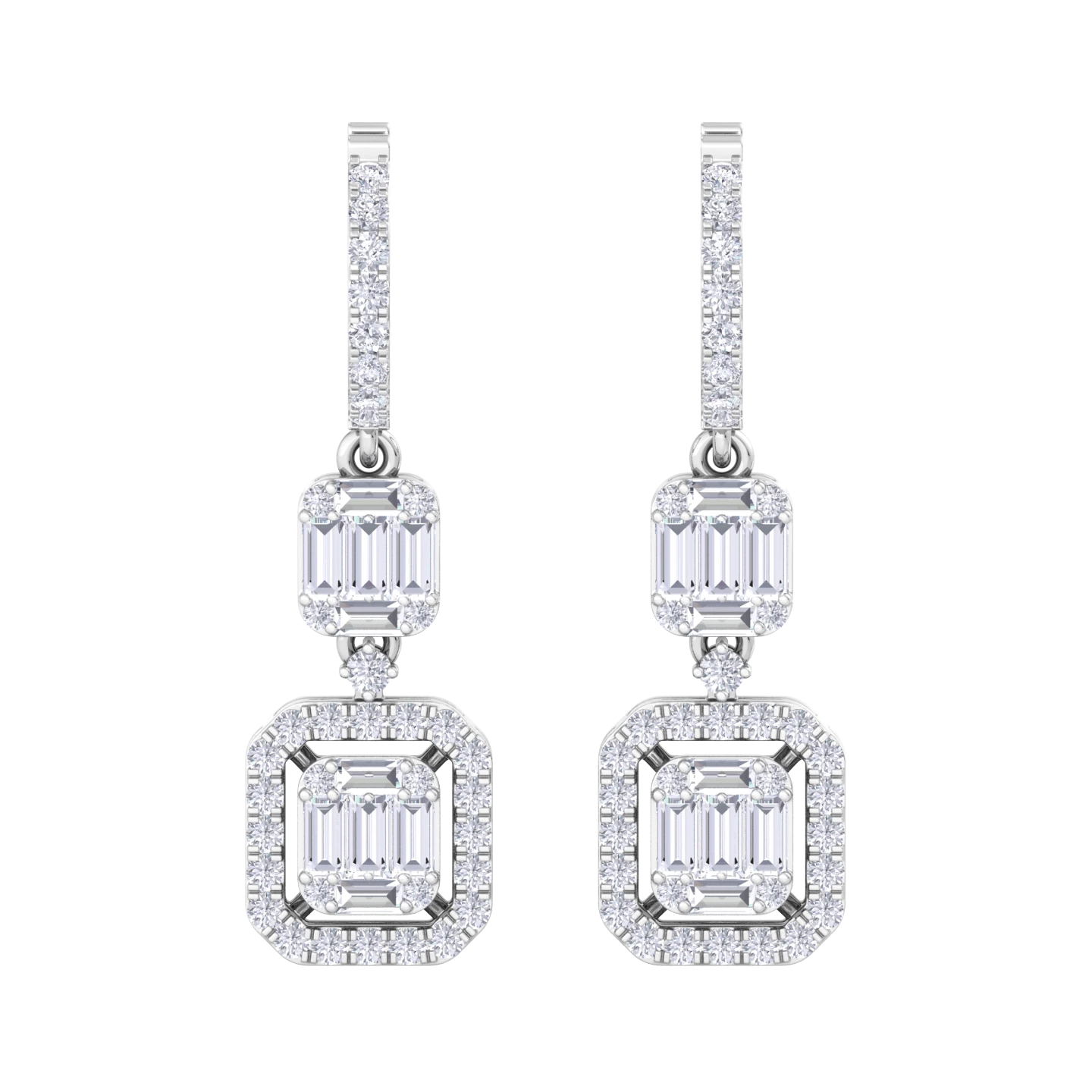 NATURAL DIAMOND JEWELLERY EARRING