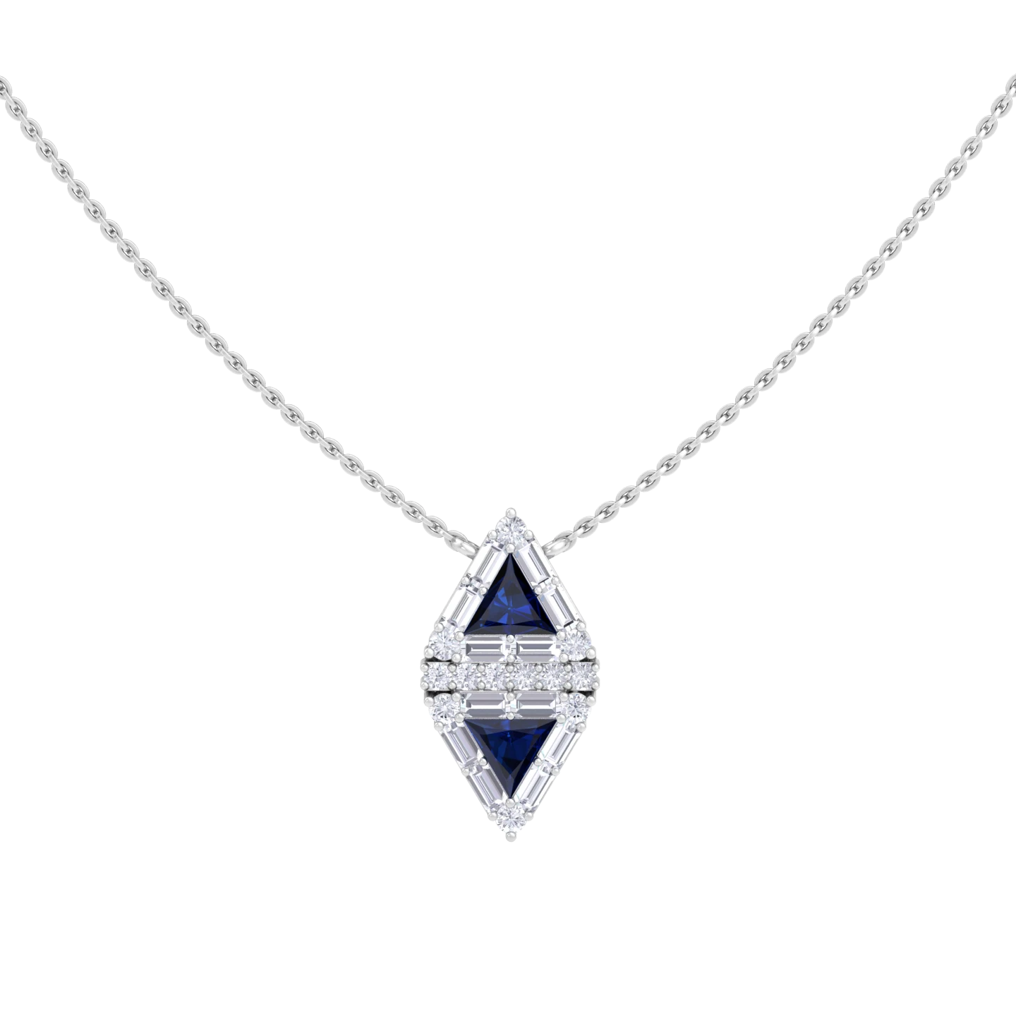 NATURAL DIAMOND JEWELLERY PENDANT SET