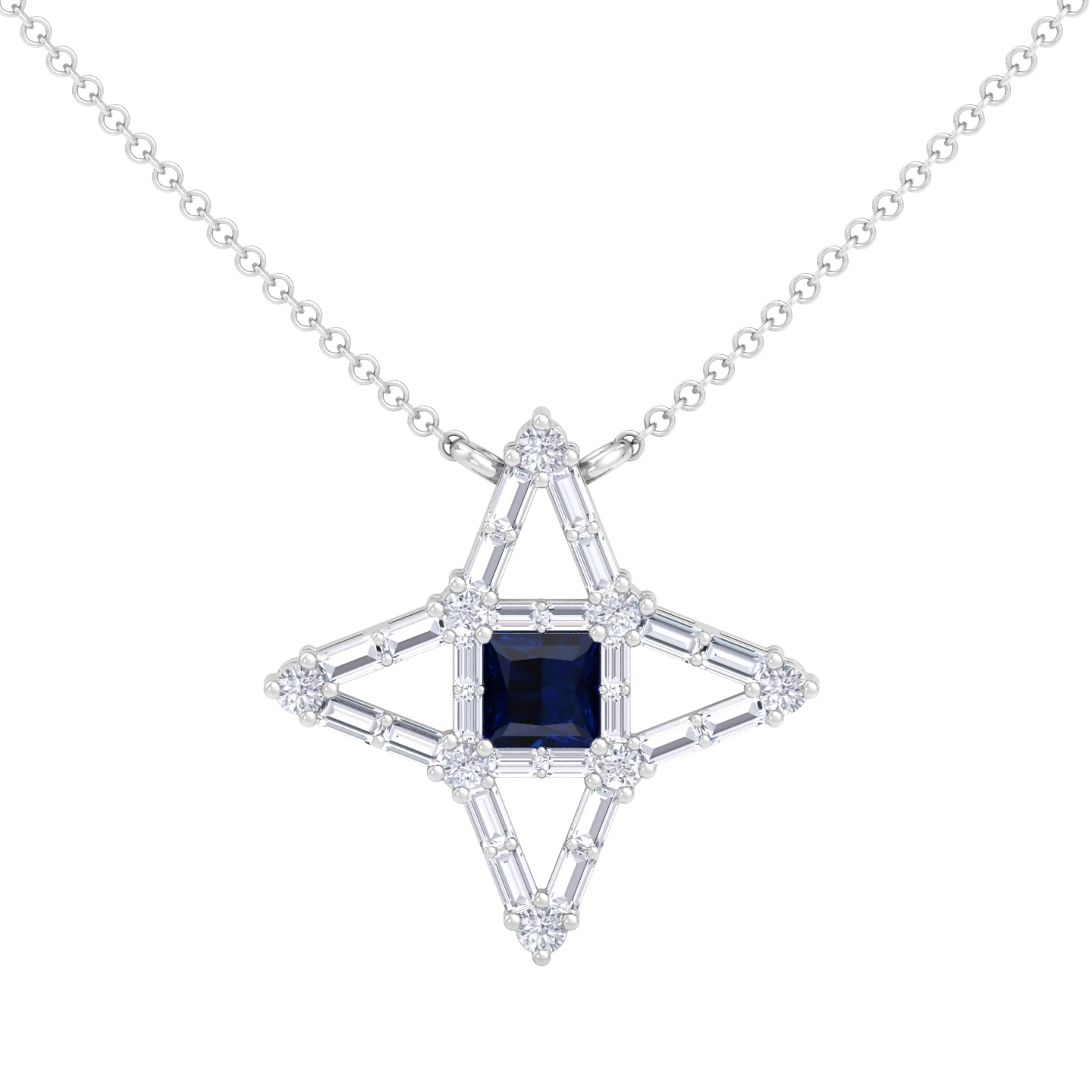 NATURAL DIAMOND JEWELLERY PENDANT SET