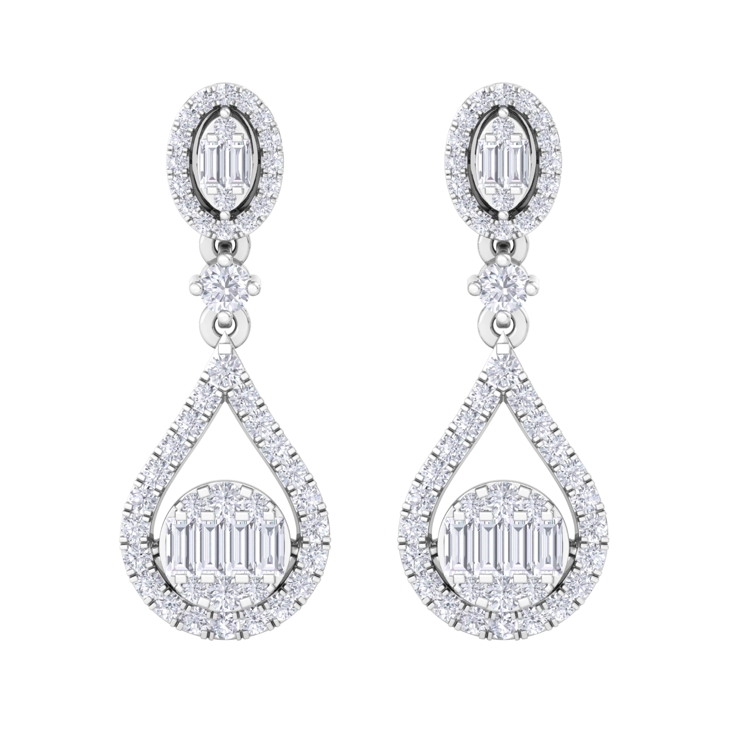 NATURAL DIAMOND JEWELLERY EARRING