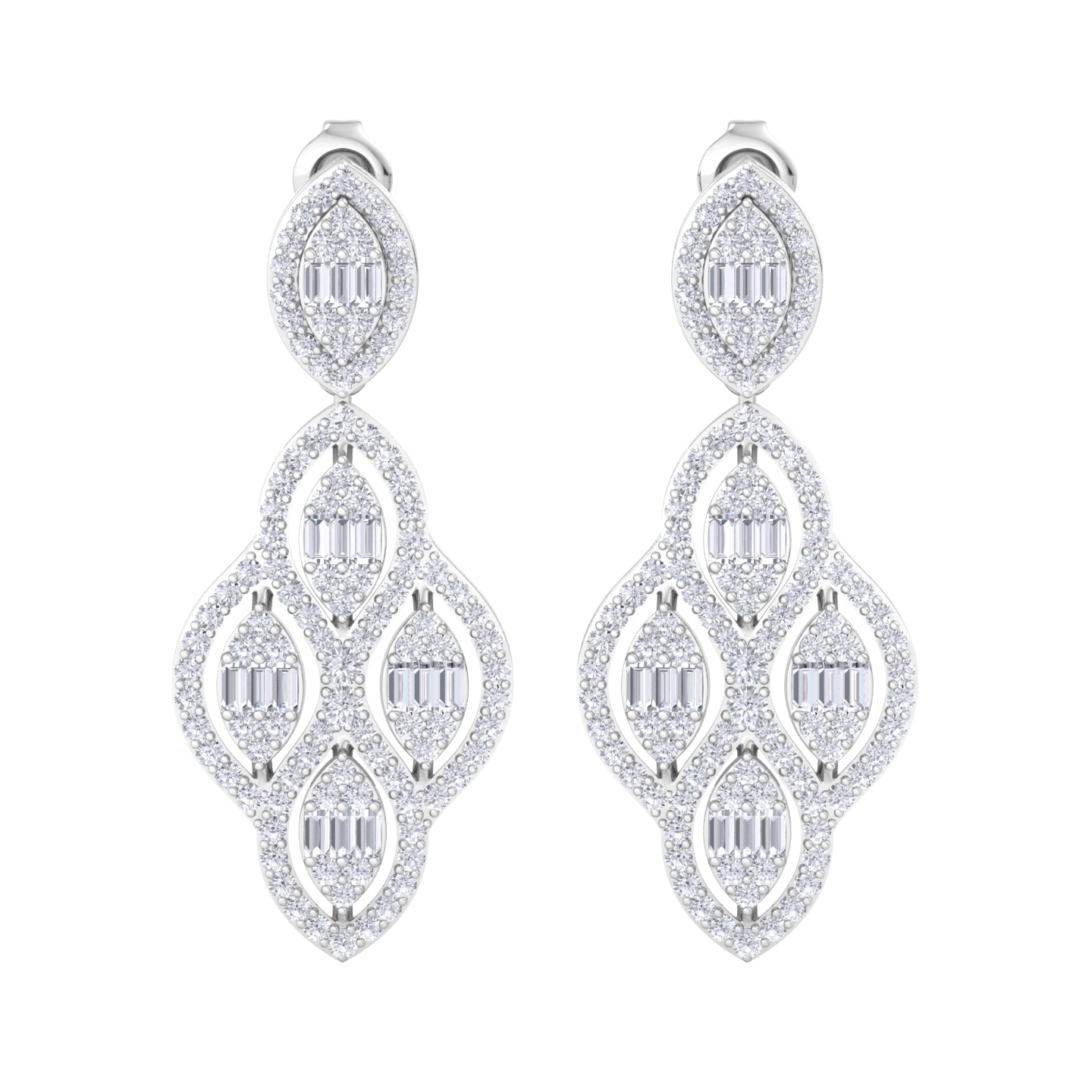 NATURAL DIAMOND JEWELLERY EARRING