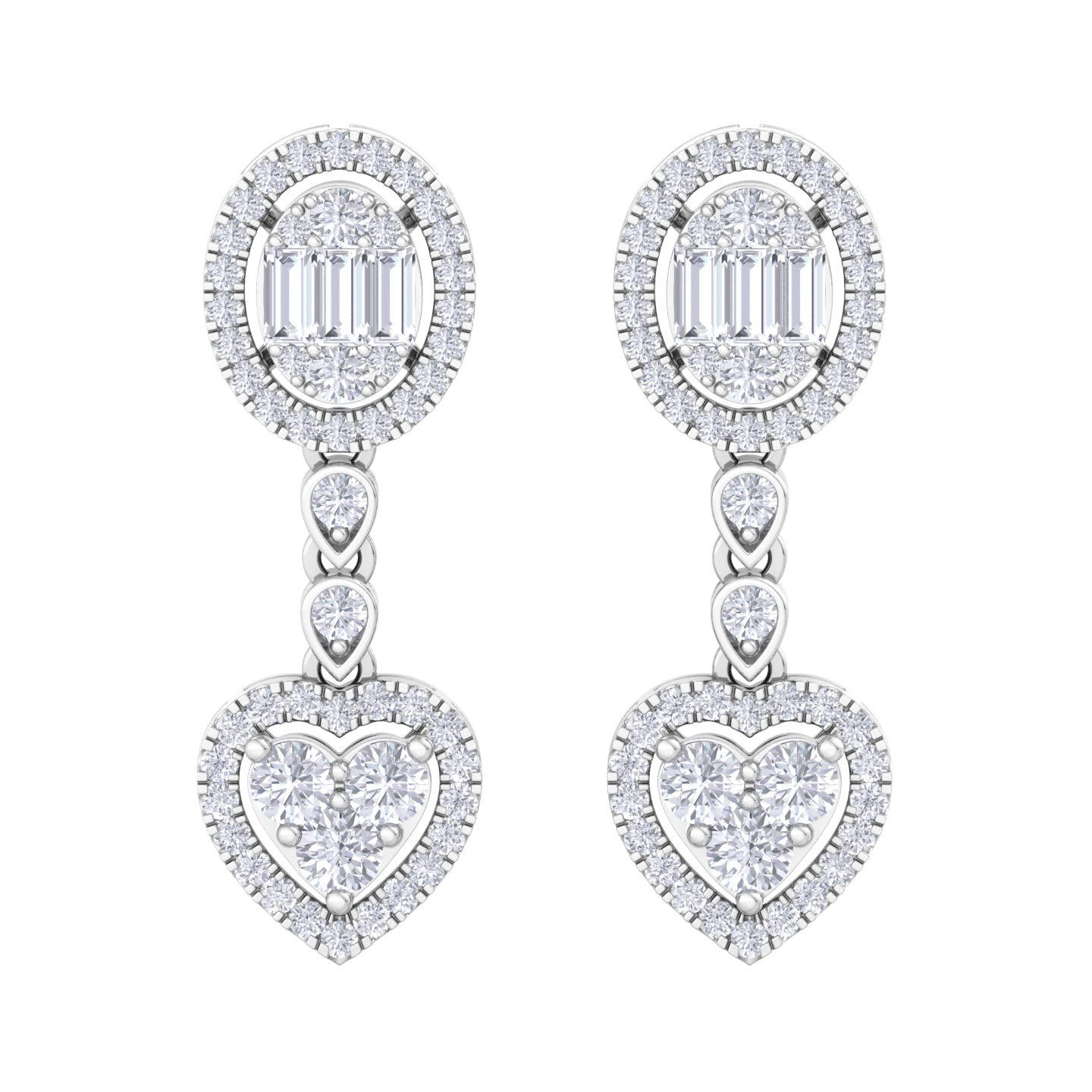 NATURAL DIAMOND JEWELLERY EARRING