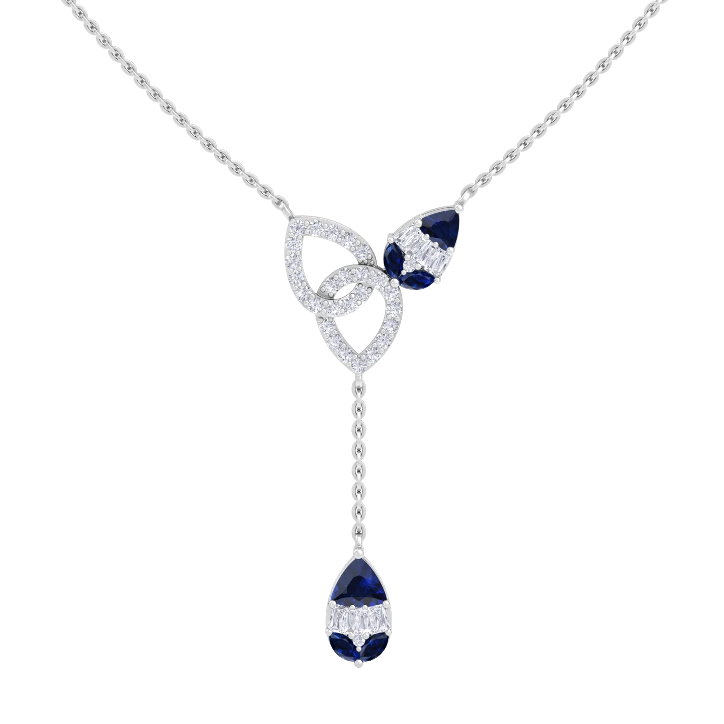 NATURAL DIAMOND JEWELLERY PENDANT SET