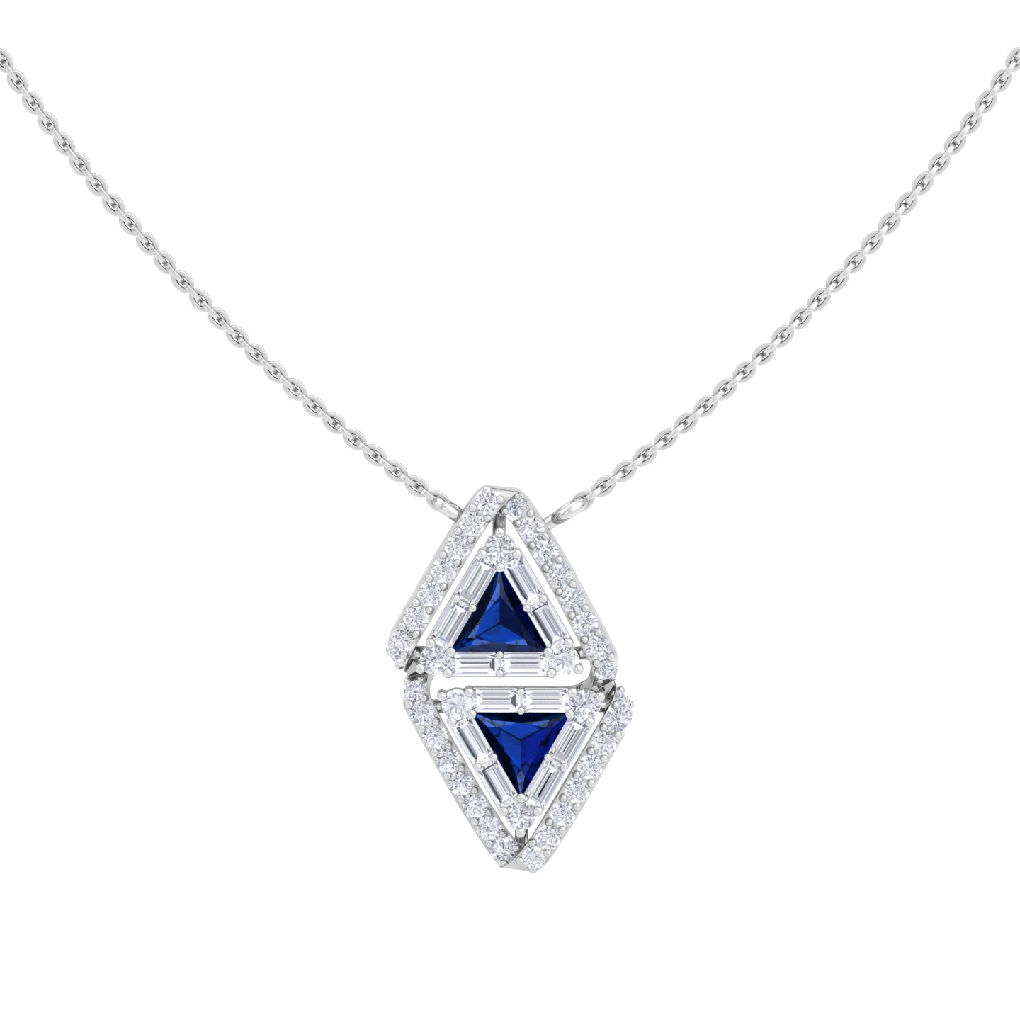 NATURAL DIAMOND JEWELLERY PENDANT SET