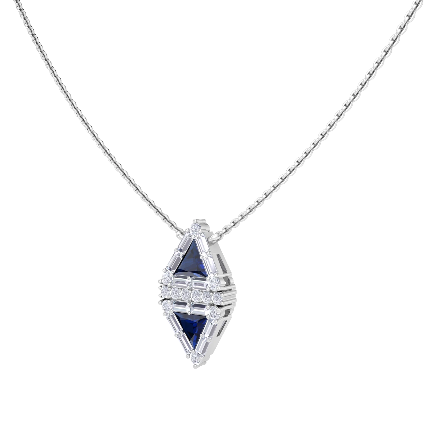 NATURAL DIAMOND JEWELLERY PENDANT SET