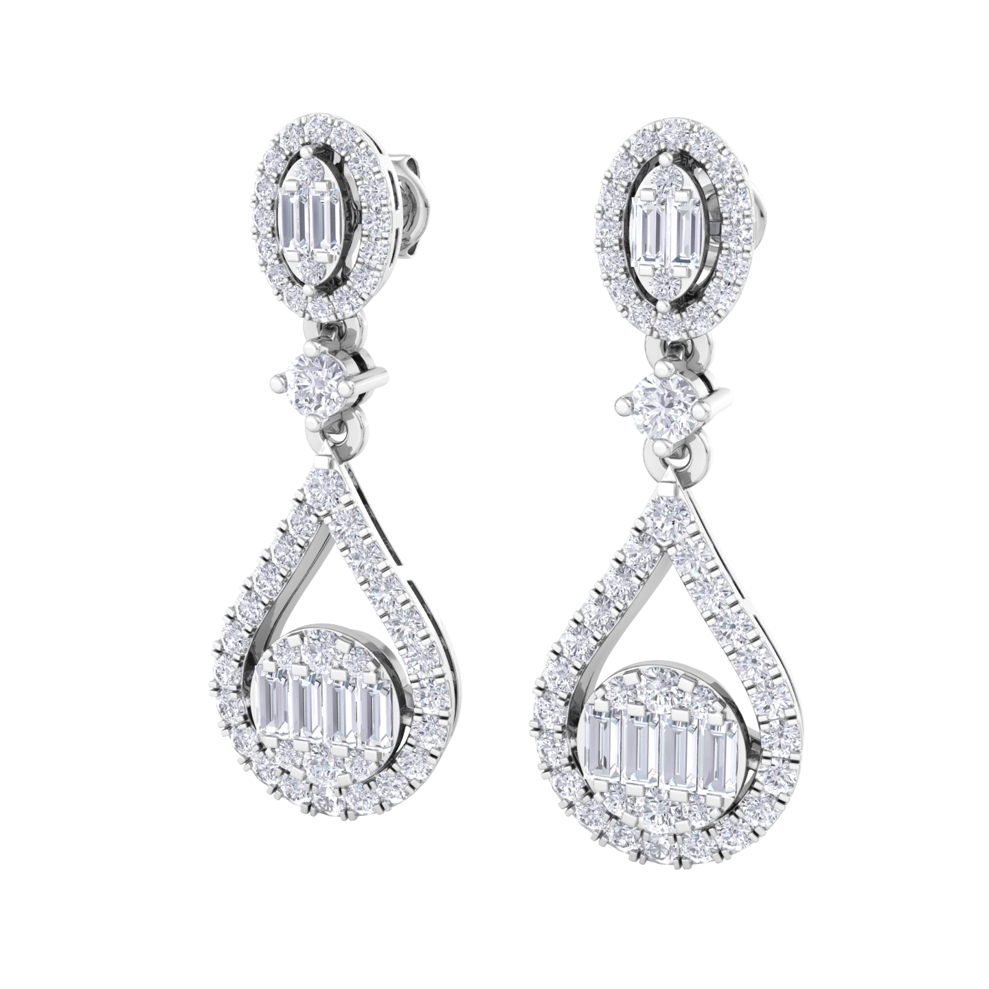 NATURAL DIAMOND JEWELLERY EARRING