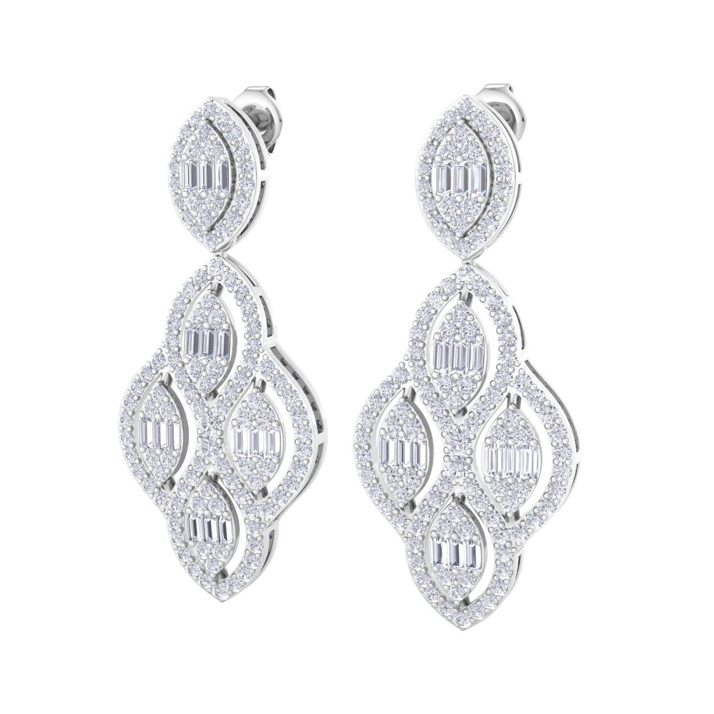 NATURAL DIAMOND JEWELLERY EARRING