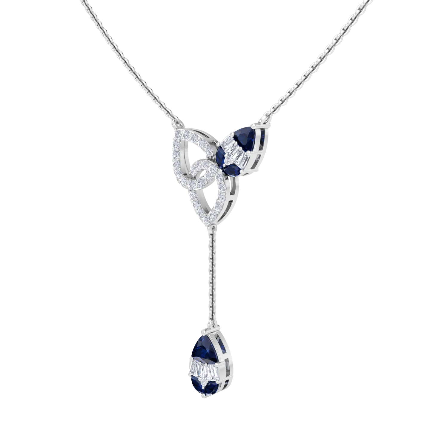 NATURAL DIAMOND JEWELLERY PENDANT SET