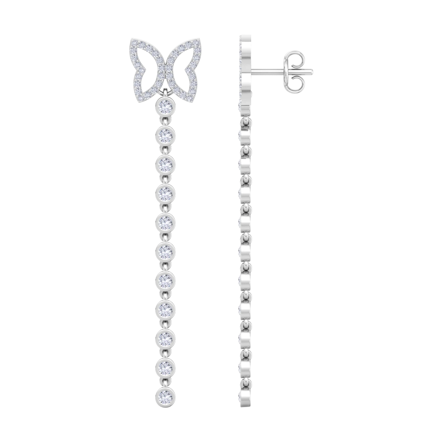NATURAL DIAMOND JEWELLERY EARRING